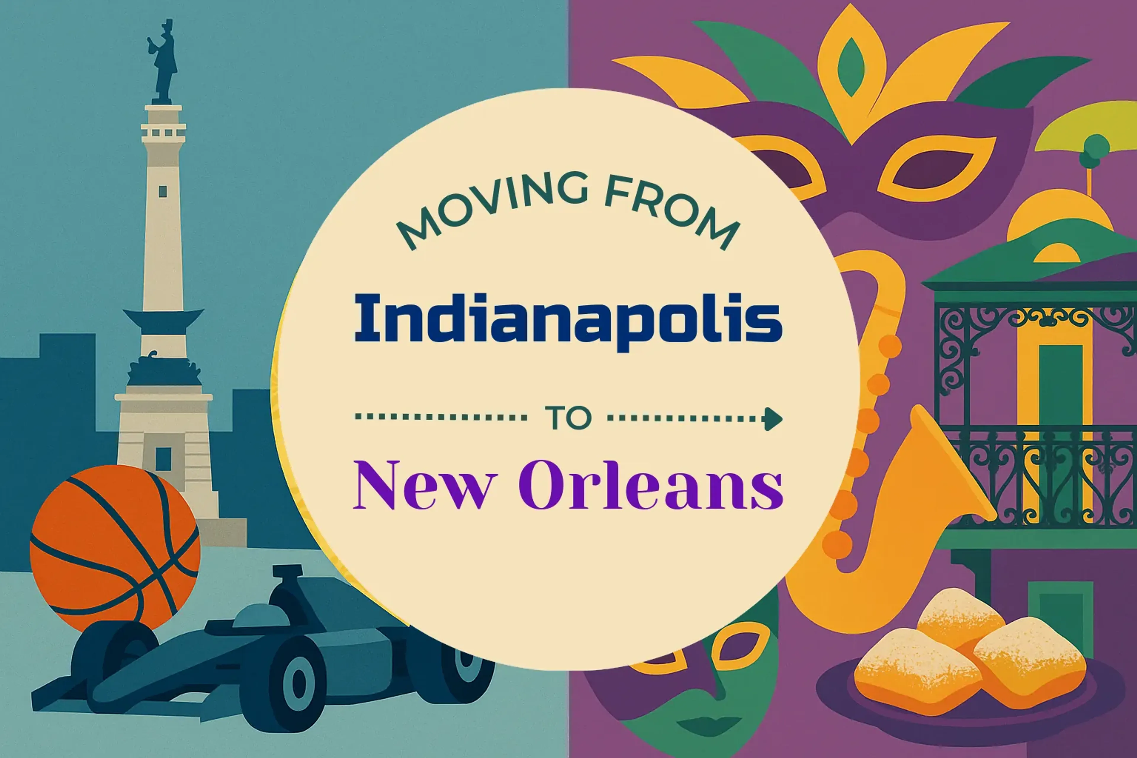 Side-by-side comparison of Indianapolis to New Orleans moving companies
