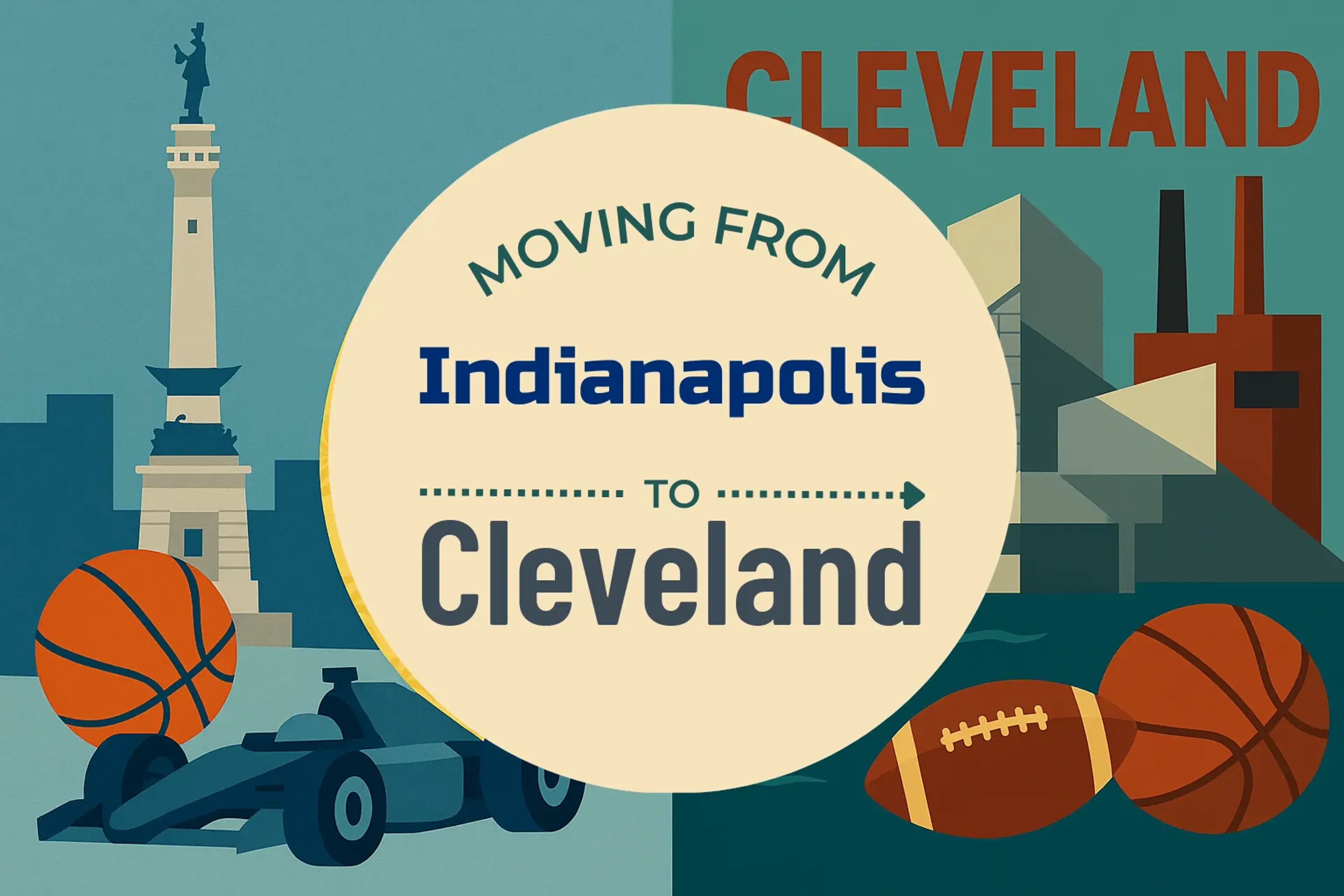 Side-by-side comparison of Indianapolis to Cleveland moving companies