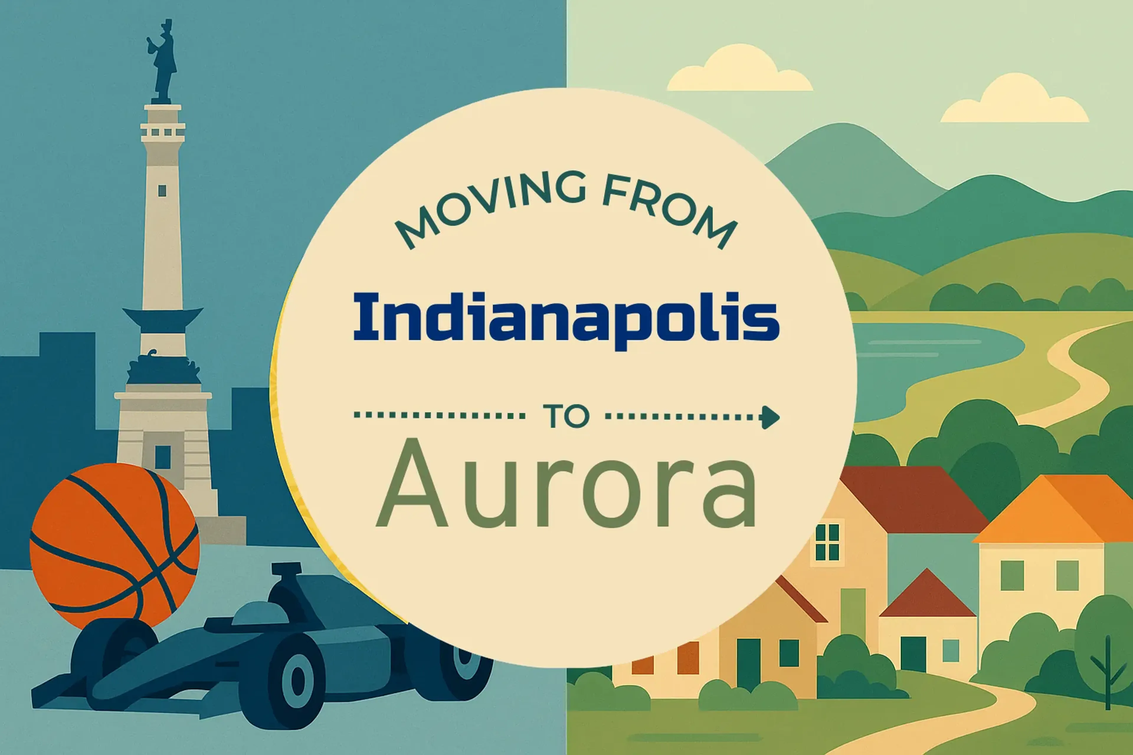 Side-by-side comparison of Indianapolis to Aurora moving companies