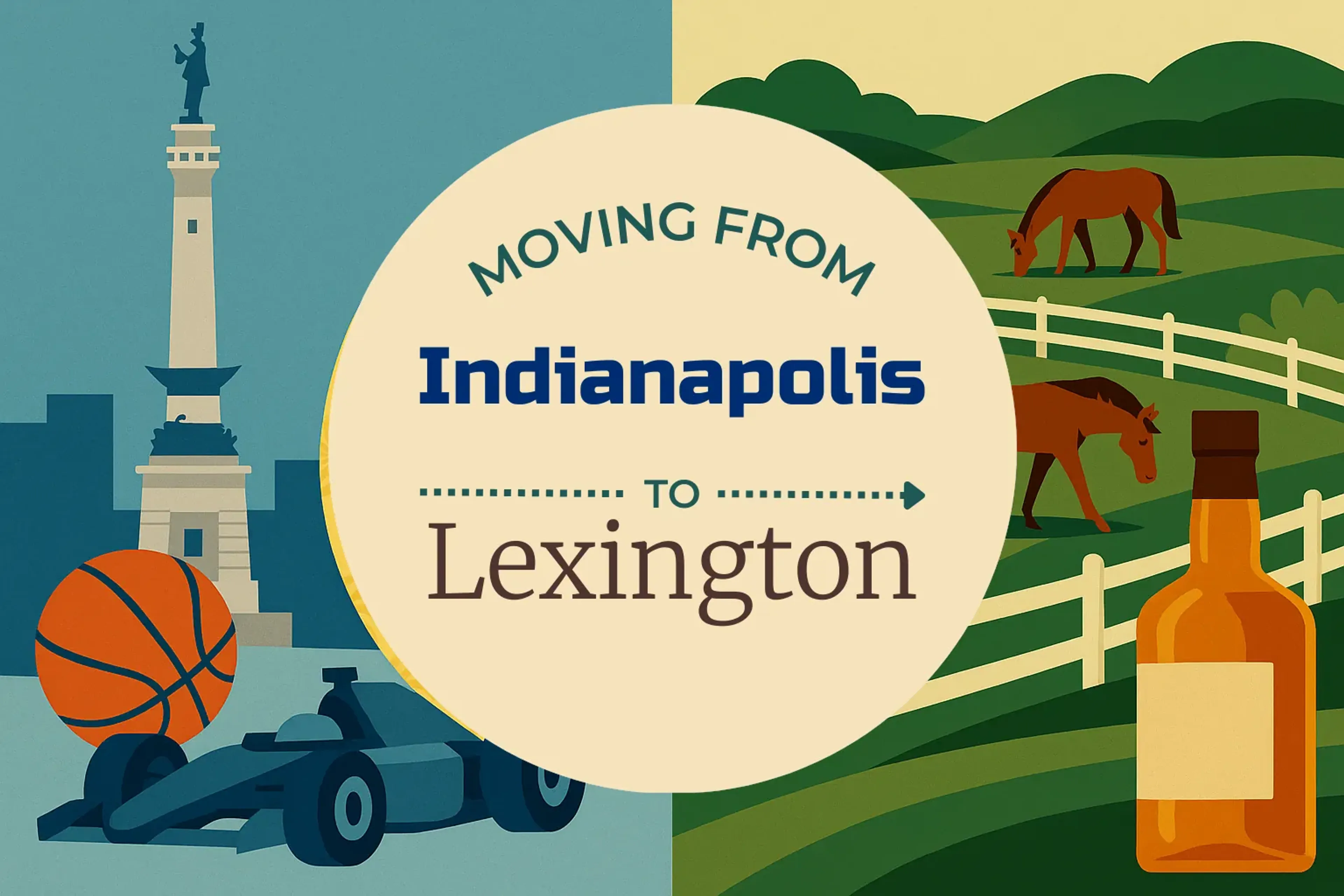 Side-by-side comparison of Indianapolis to Lexington moving companies