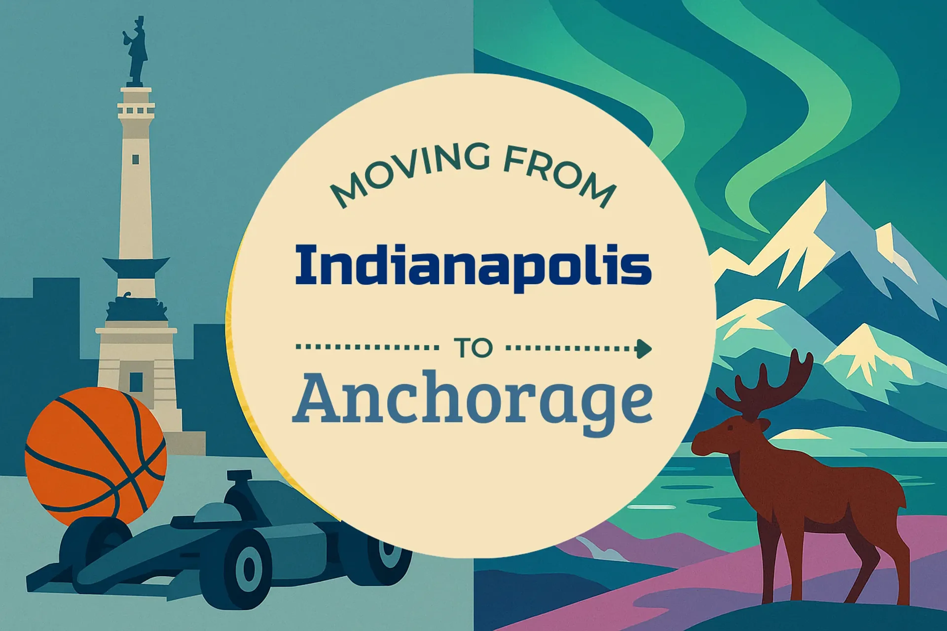 Side-by-side comparison of Indianapolis to Anchorage moving companies
