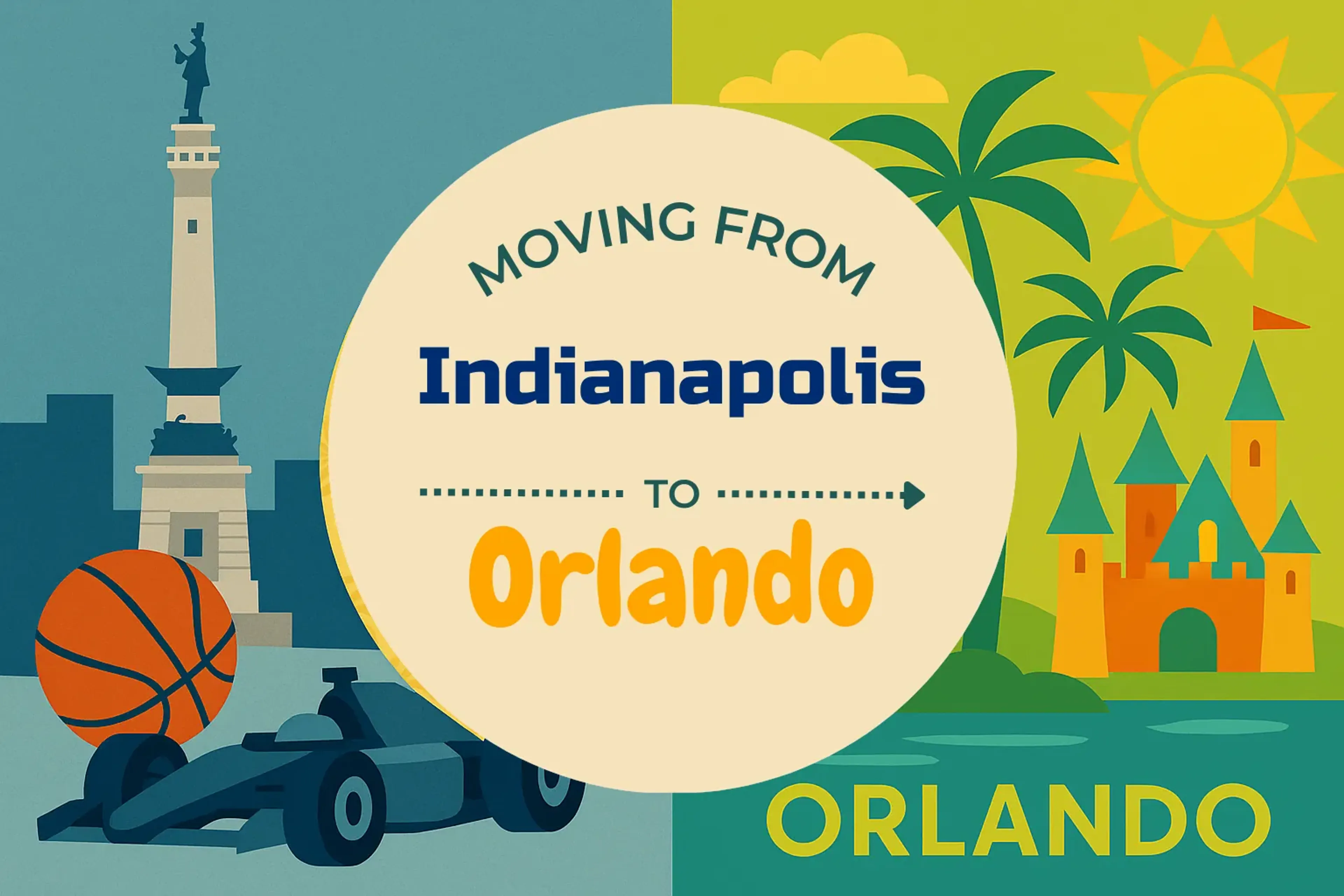 Side-by-side comparison of Indianapolis to Orlando moving companies