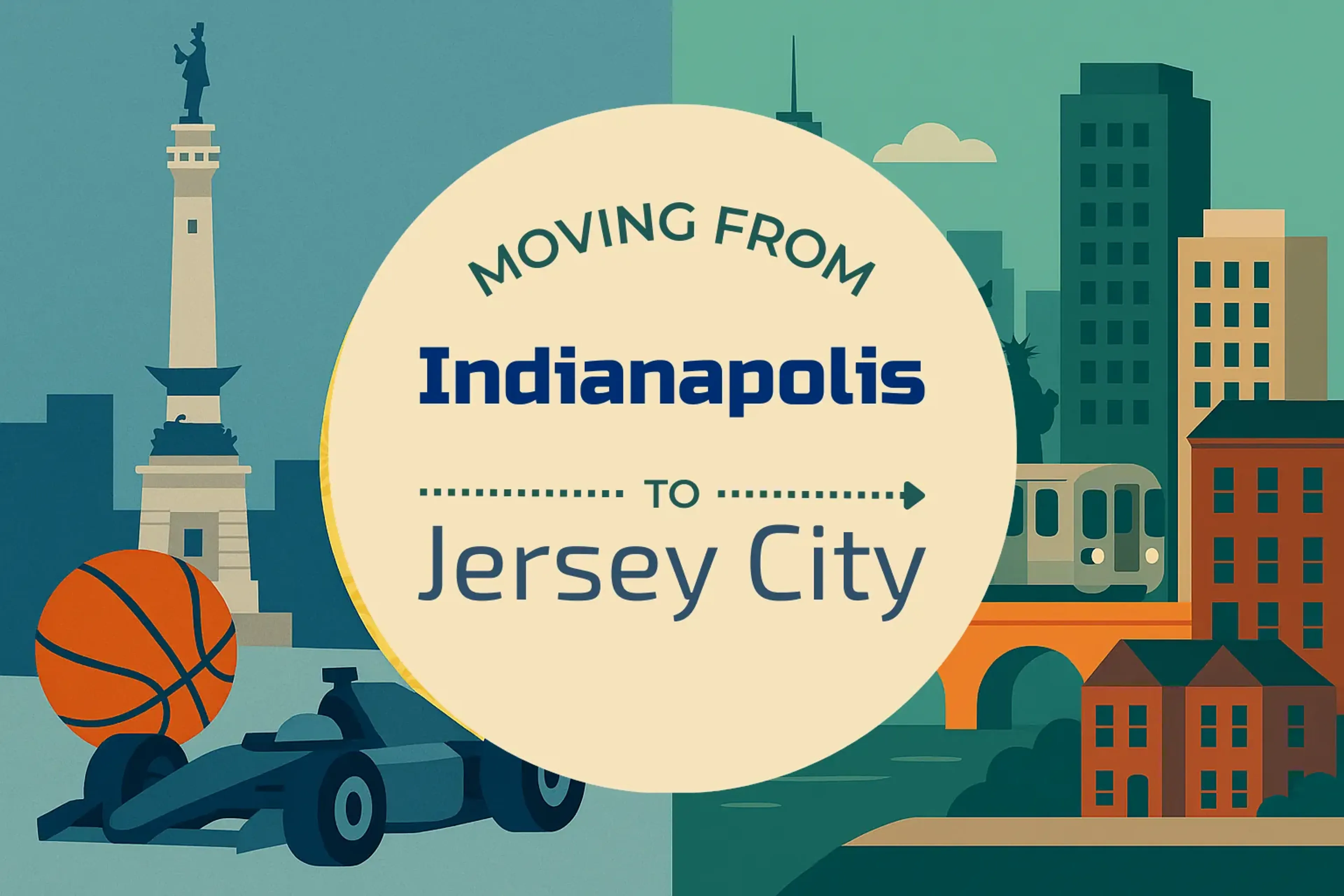 Side-by-side comparison of Indianapolis to Jersey City moving companies