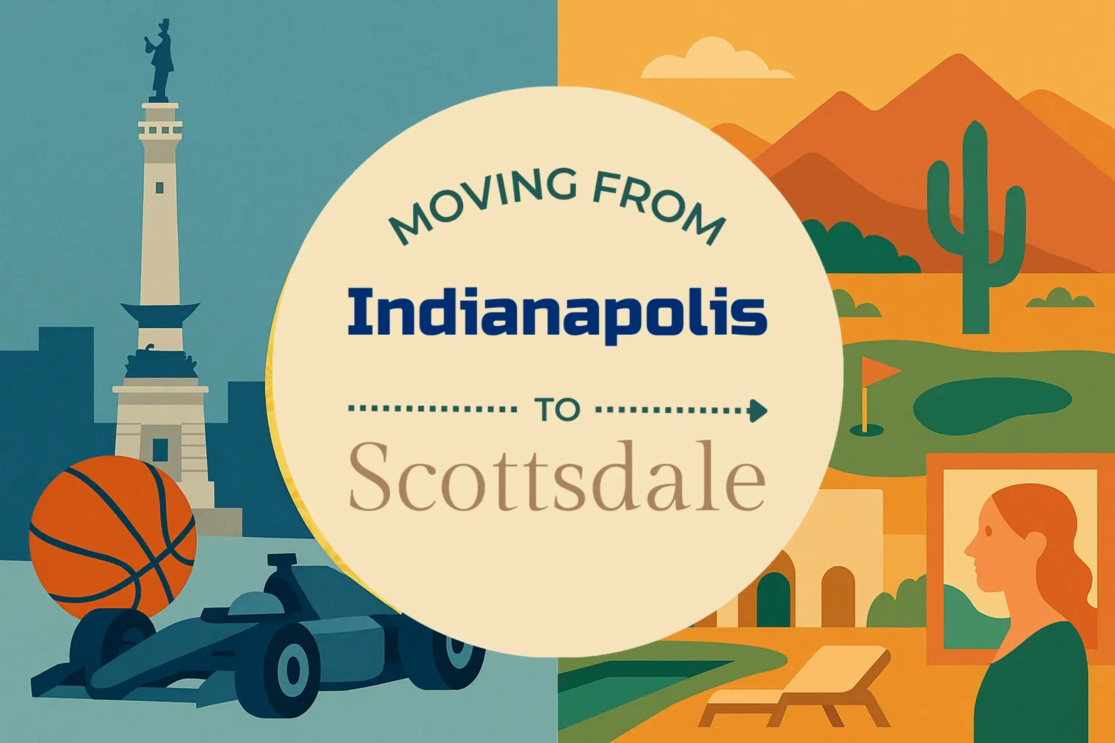 Side-by-side comparison of Indianapolis to Scottsdale moving companies