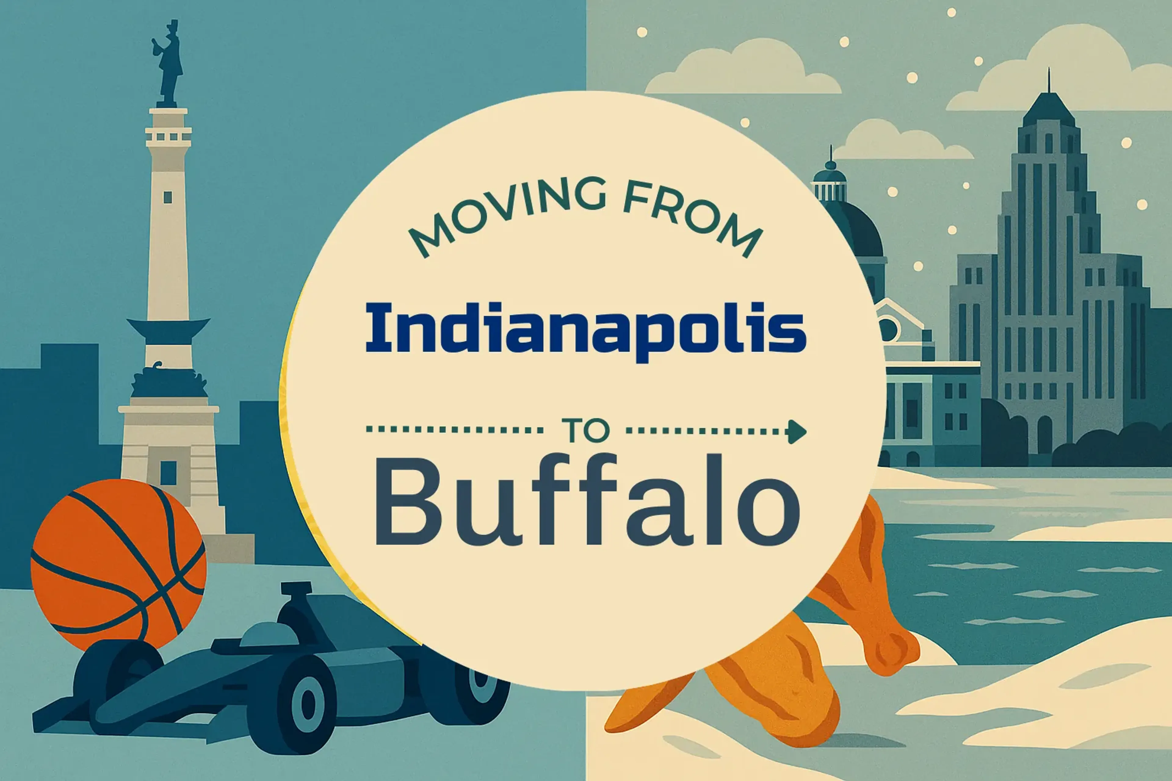 Side-by-side comparison of Indianapolis to Buffalo moving companies