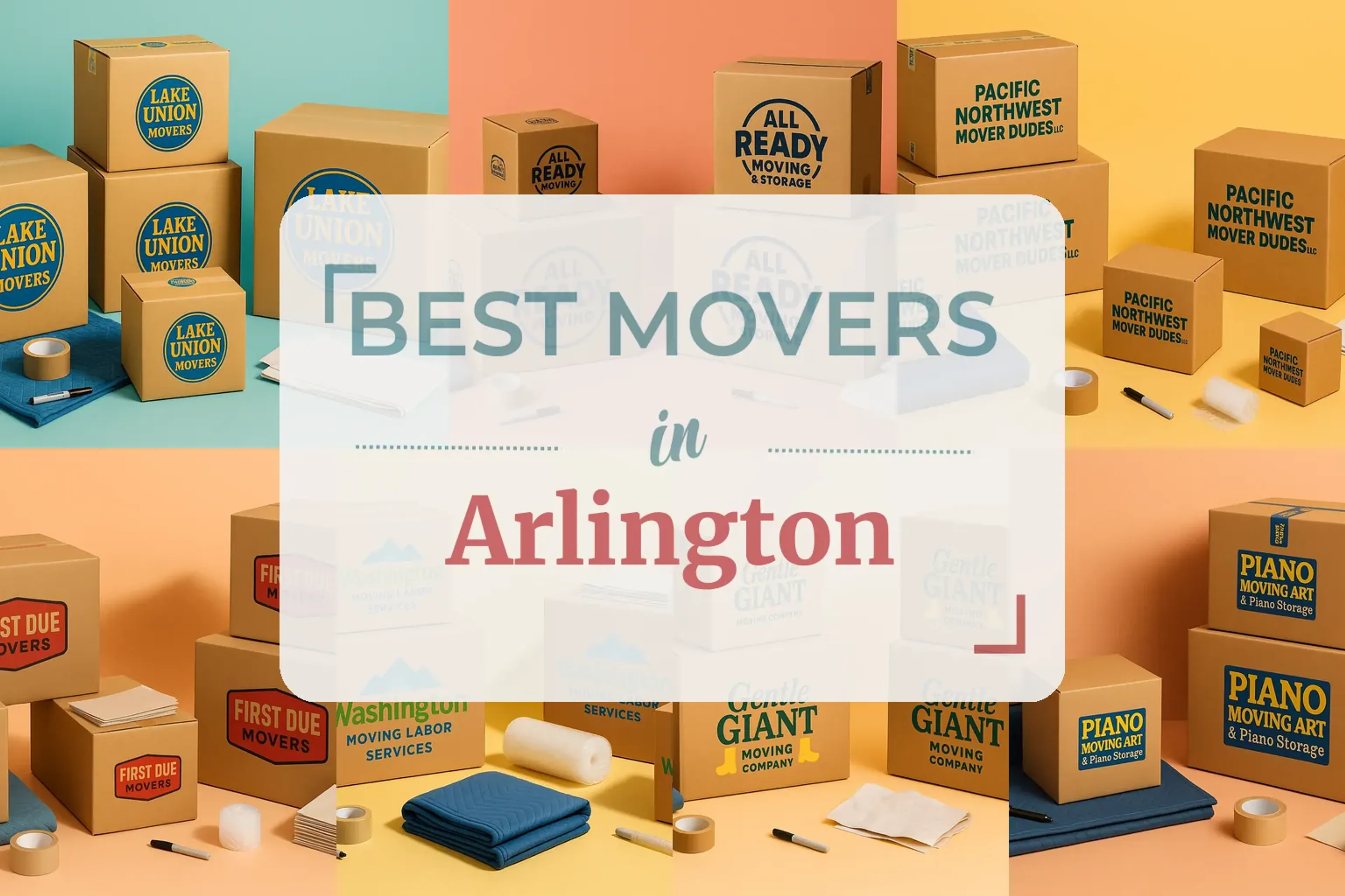 Side-by-side comparison of Arlington moving companies