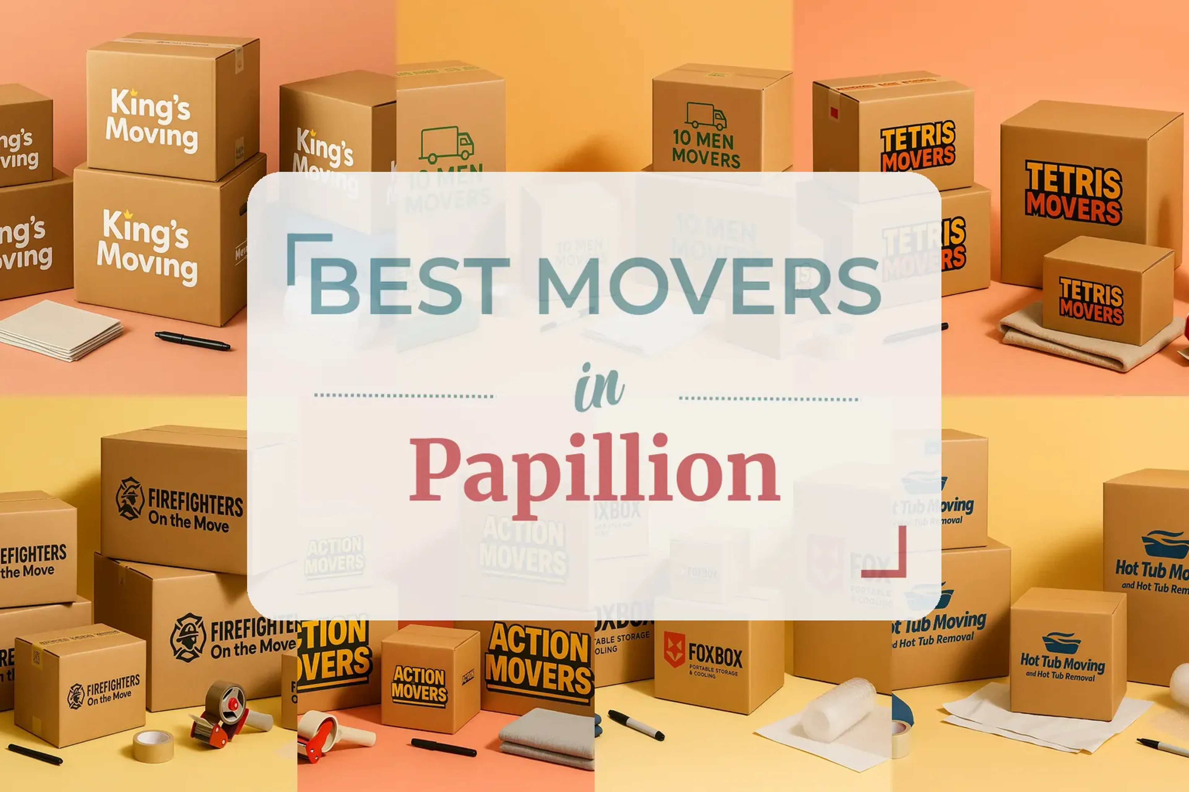 Side-by-side comparison of Papillion moving companies