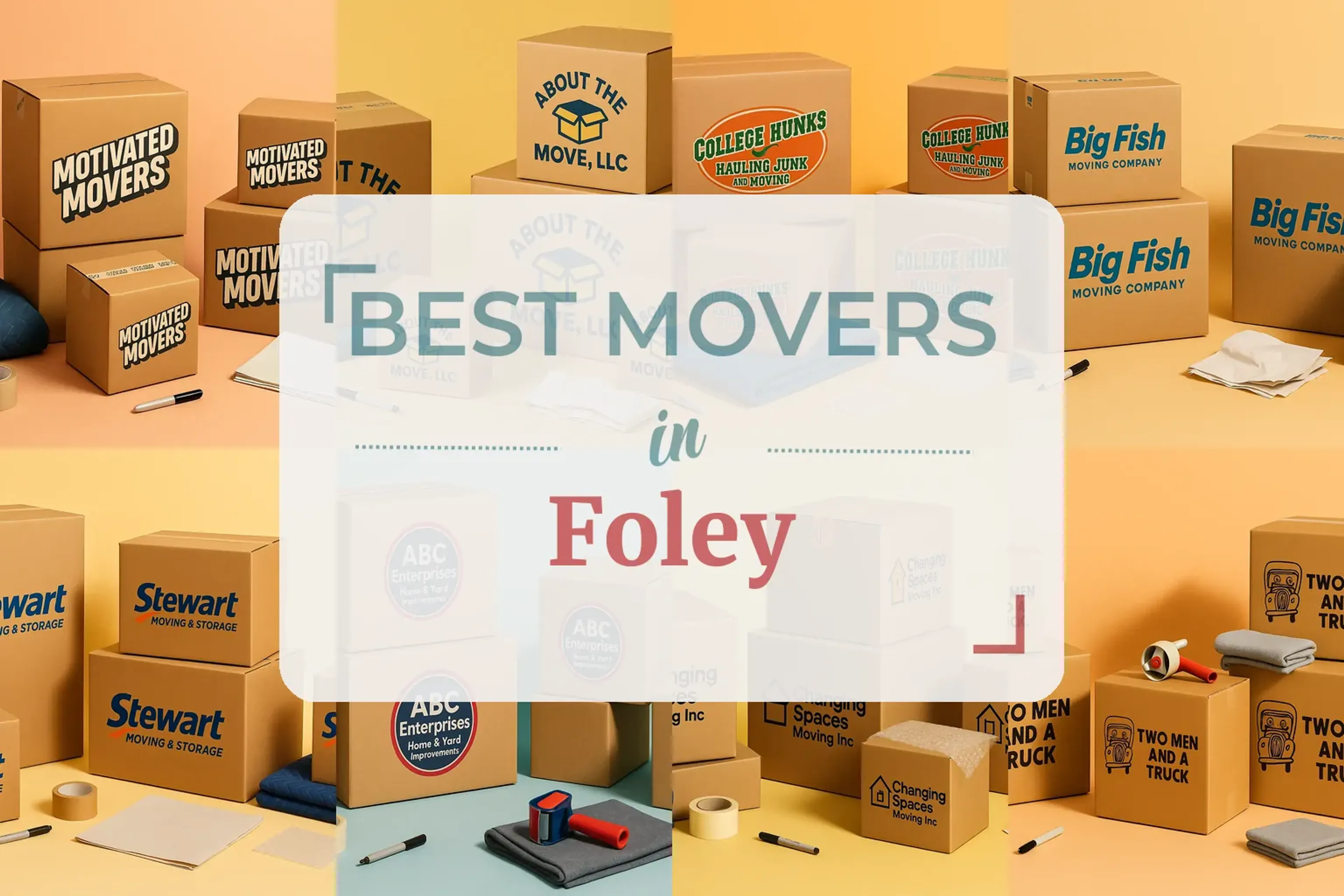 Side-by-side comparison of Foley moving companies