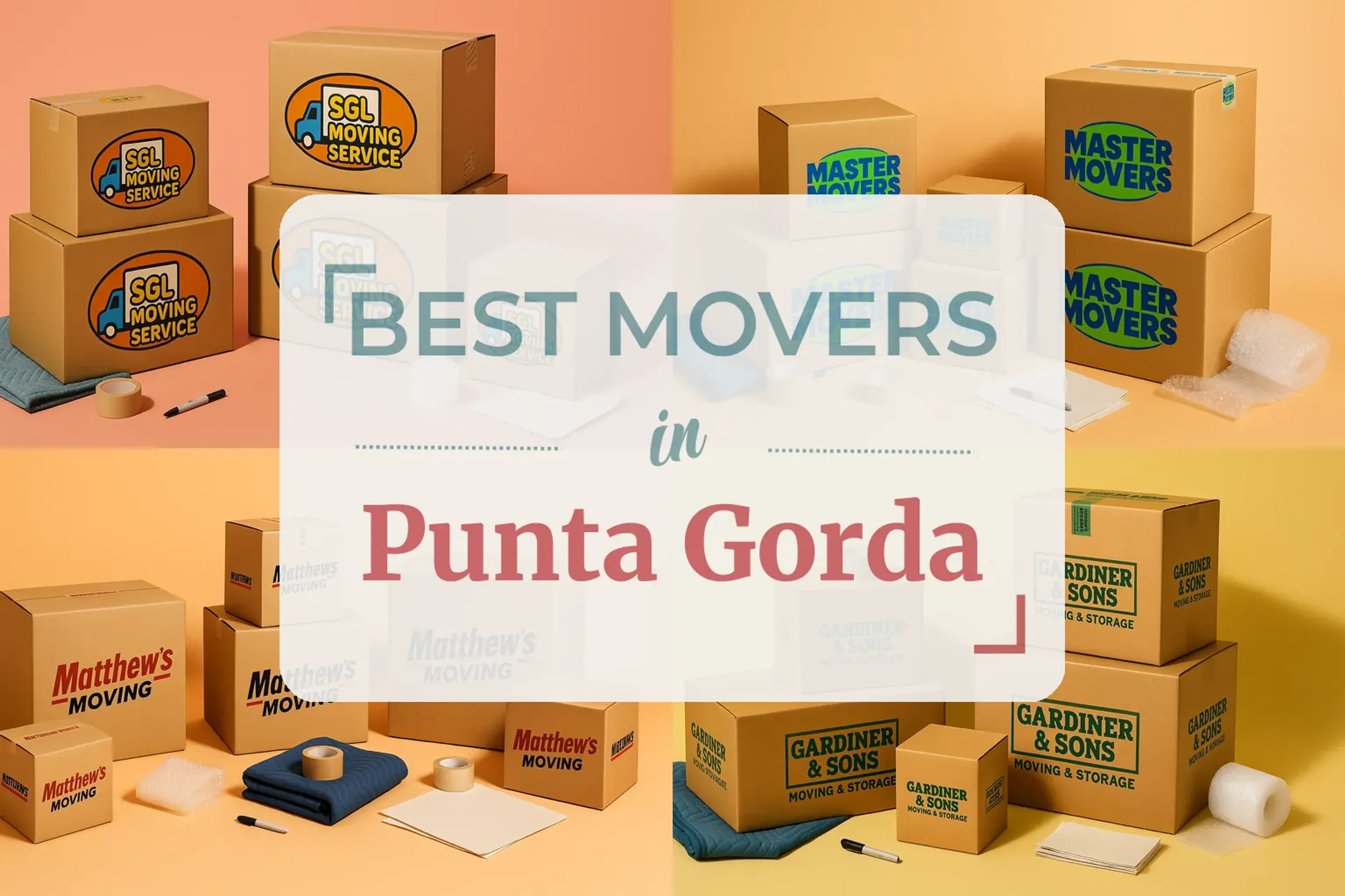 Side-by-side comparison of Punta Gorda moving companies