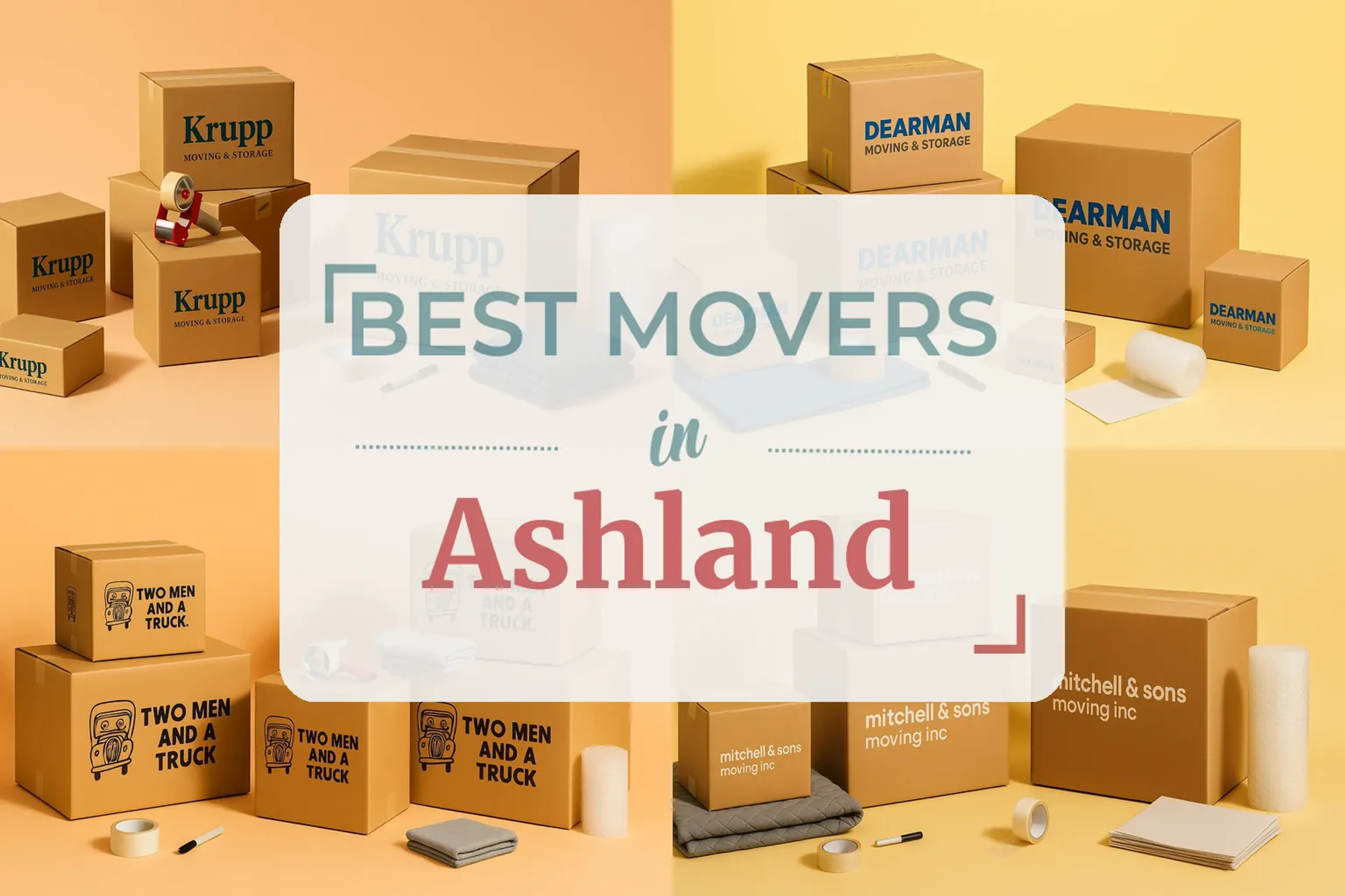 Side-by-side comparison of Ashland moving companies