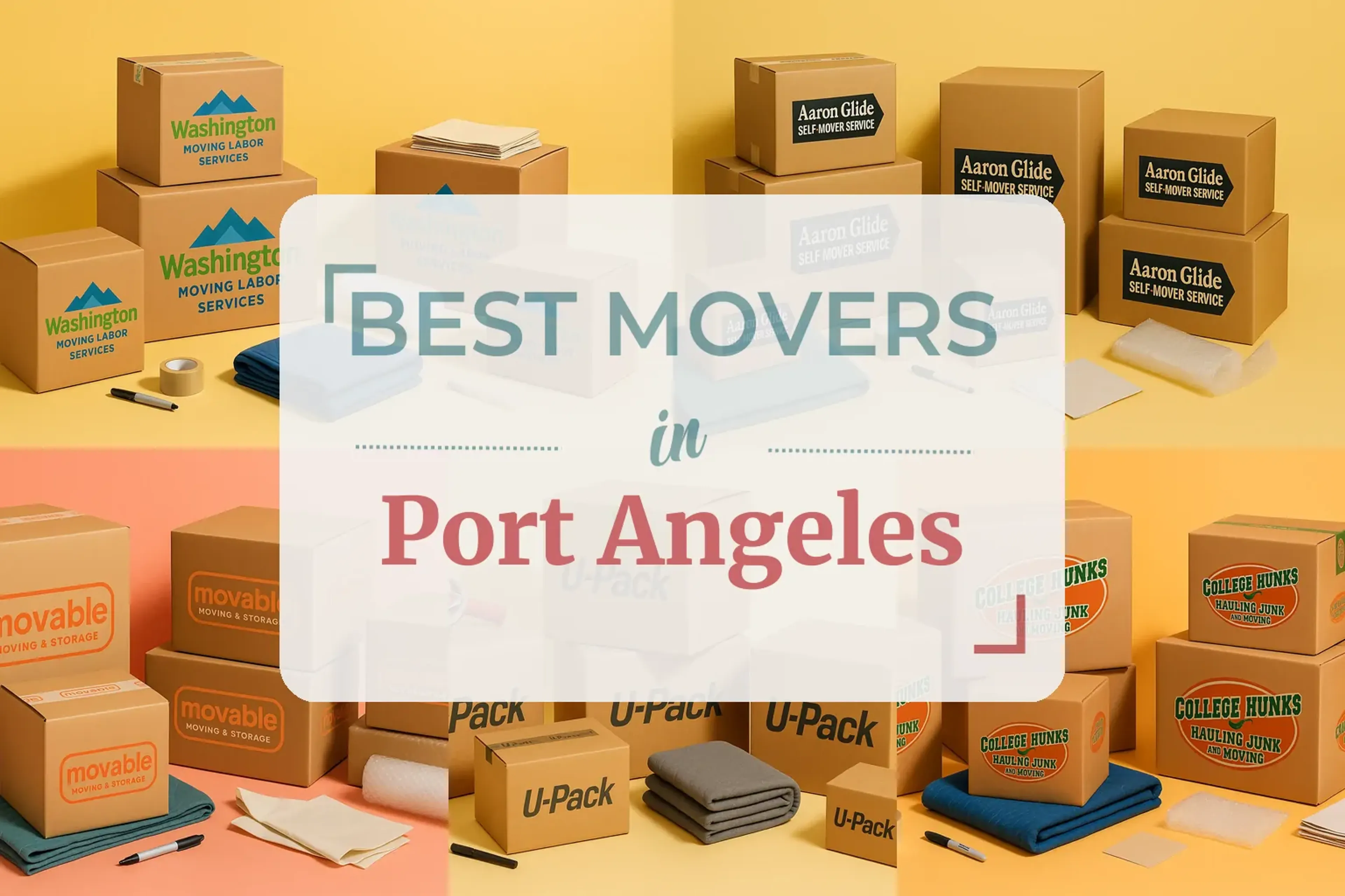 Side-by-side comparison of Port Angeles moving companies