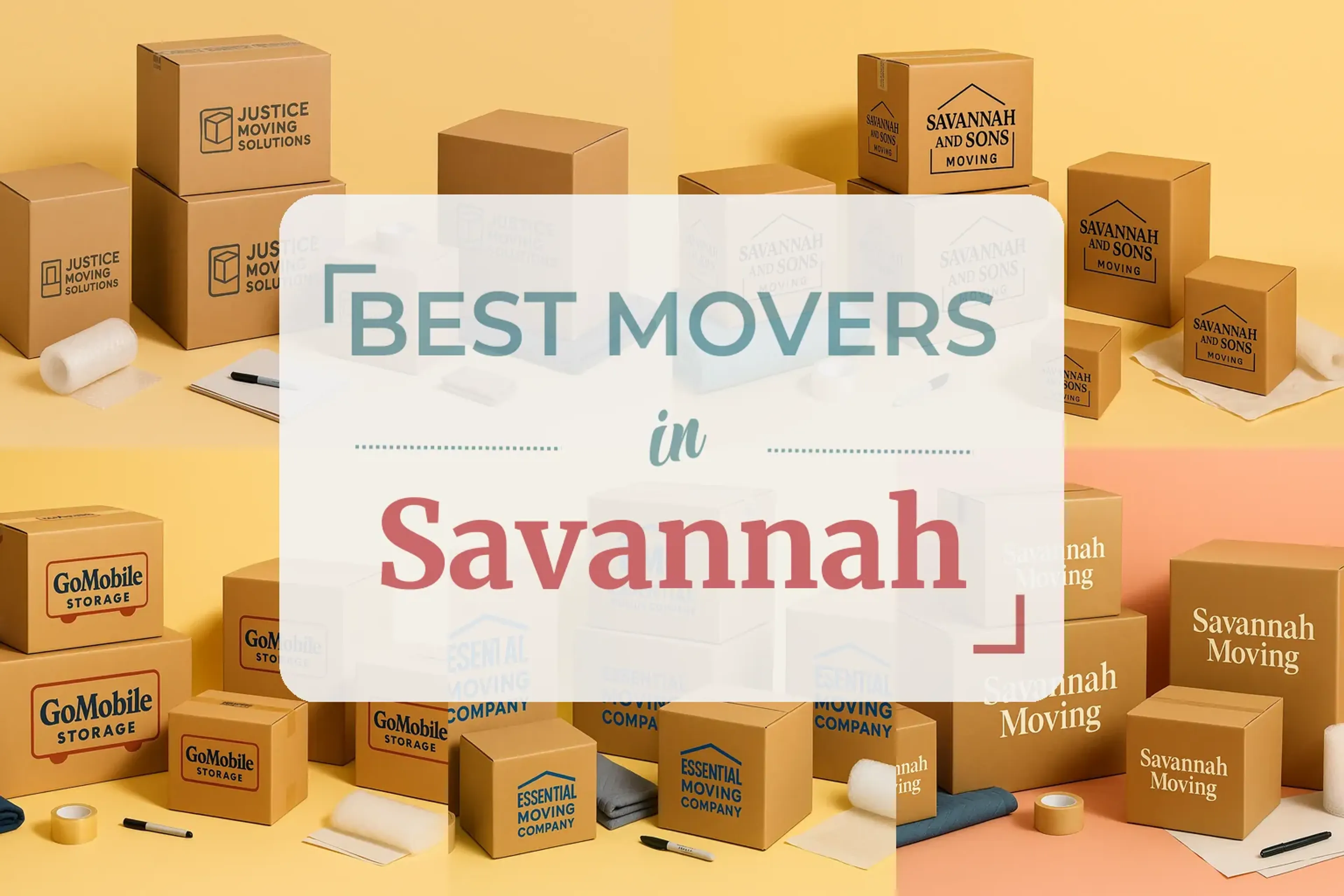 Side-by-side comparison of Savannah moving companies