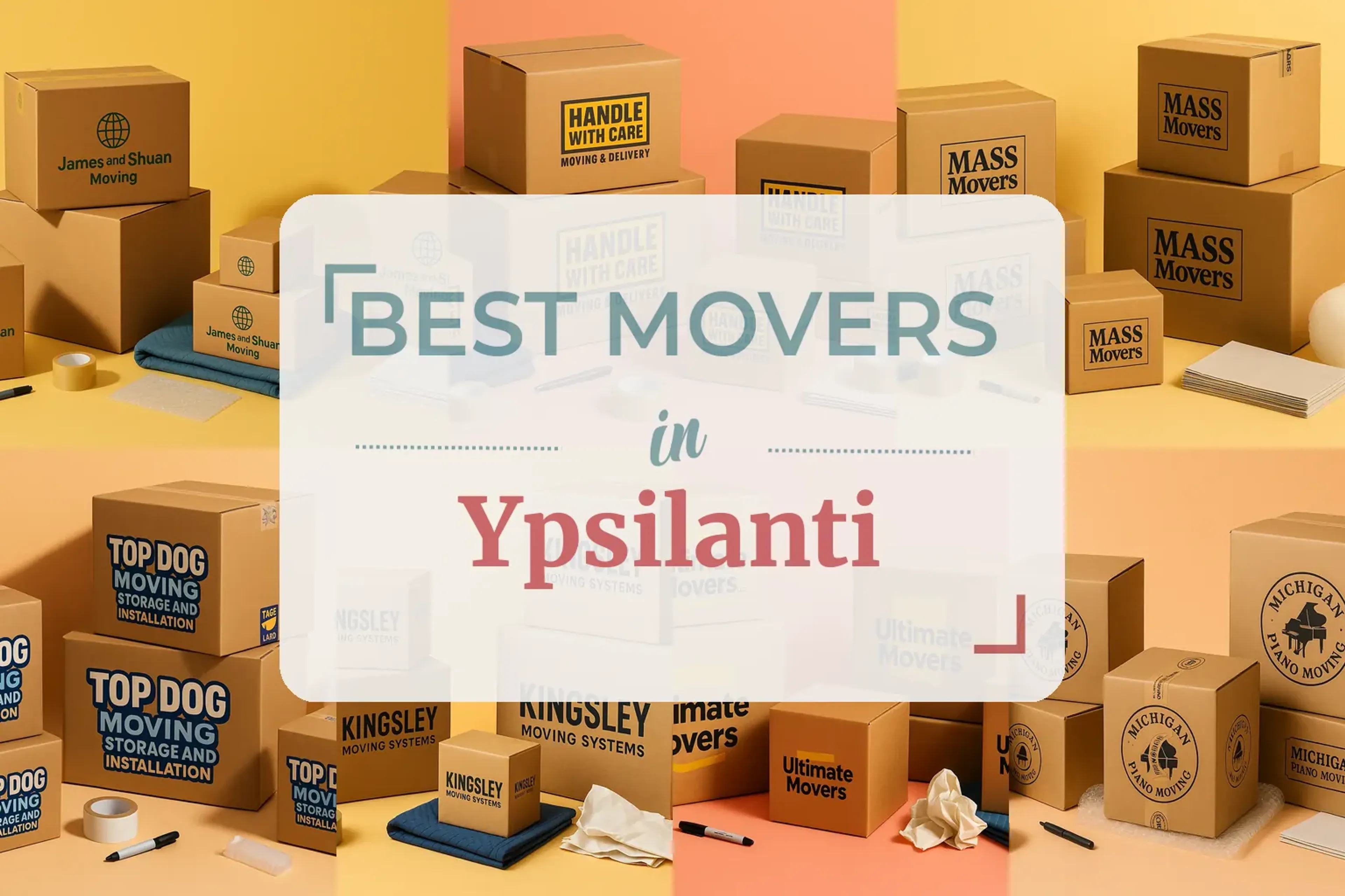 Side-by-side comparison of Ypsilanti moving companies