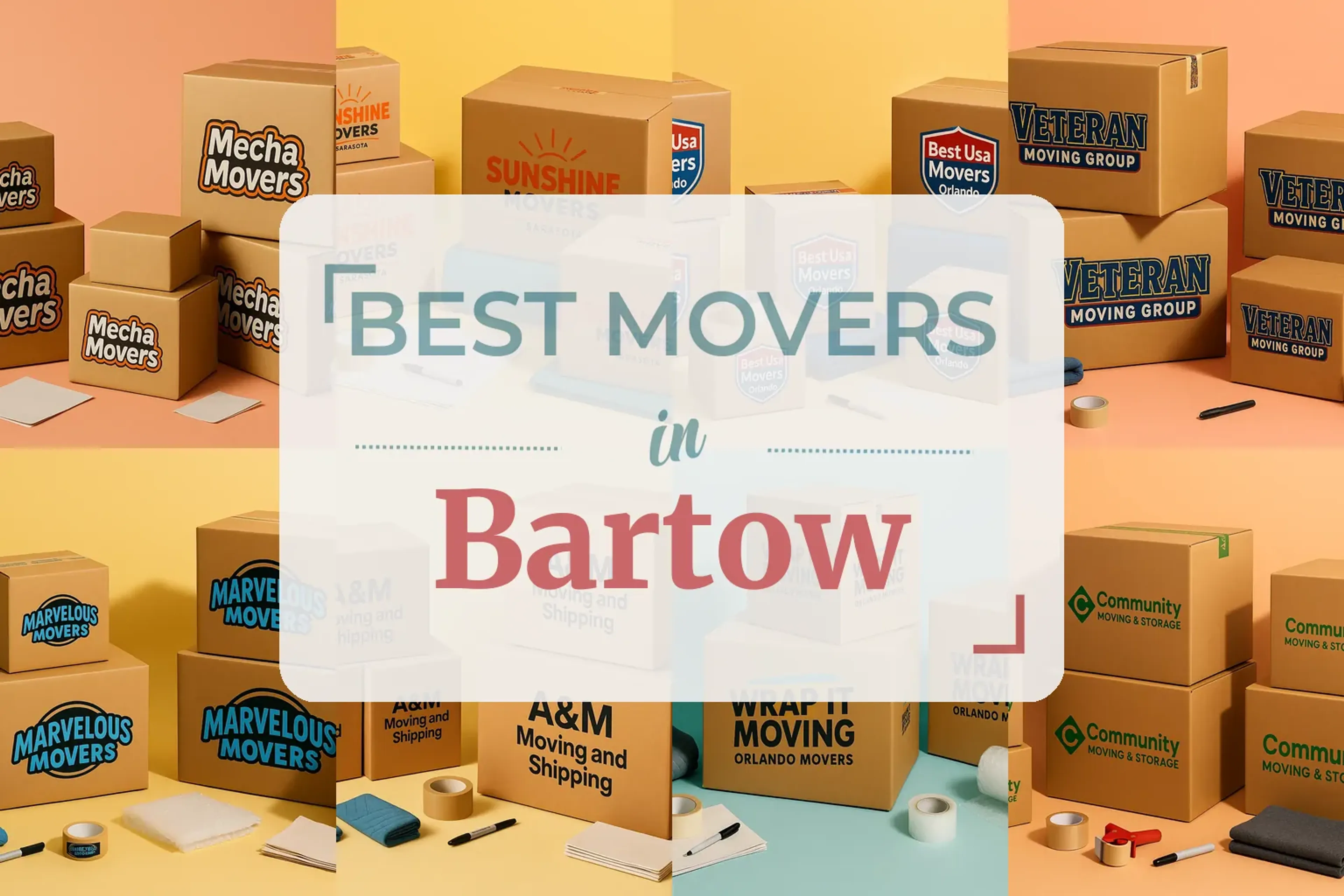 Side-by-side comparison of Bartow moving companies