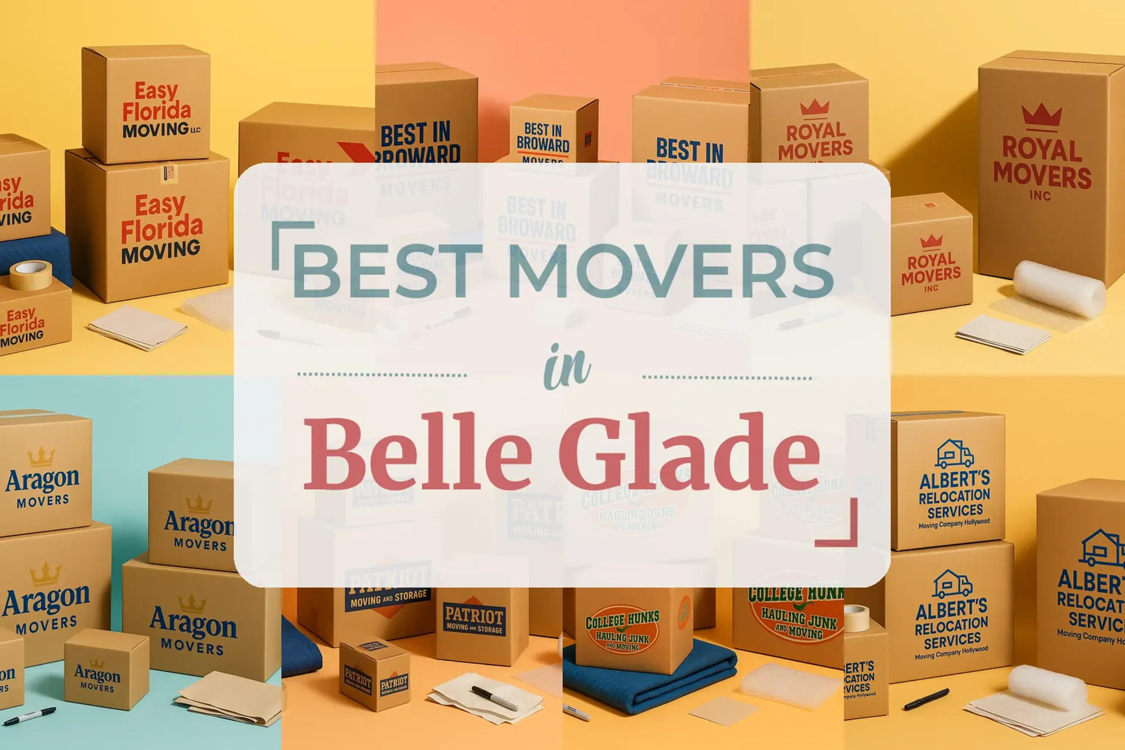 Side-by-side comparison of Belle Glade moving companies