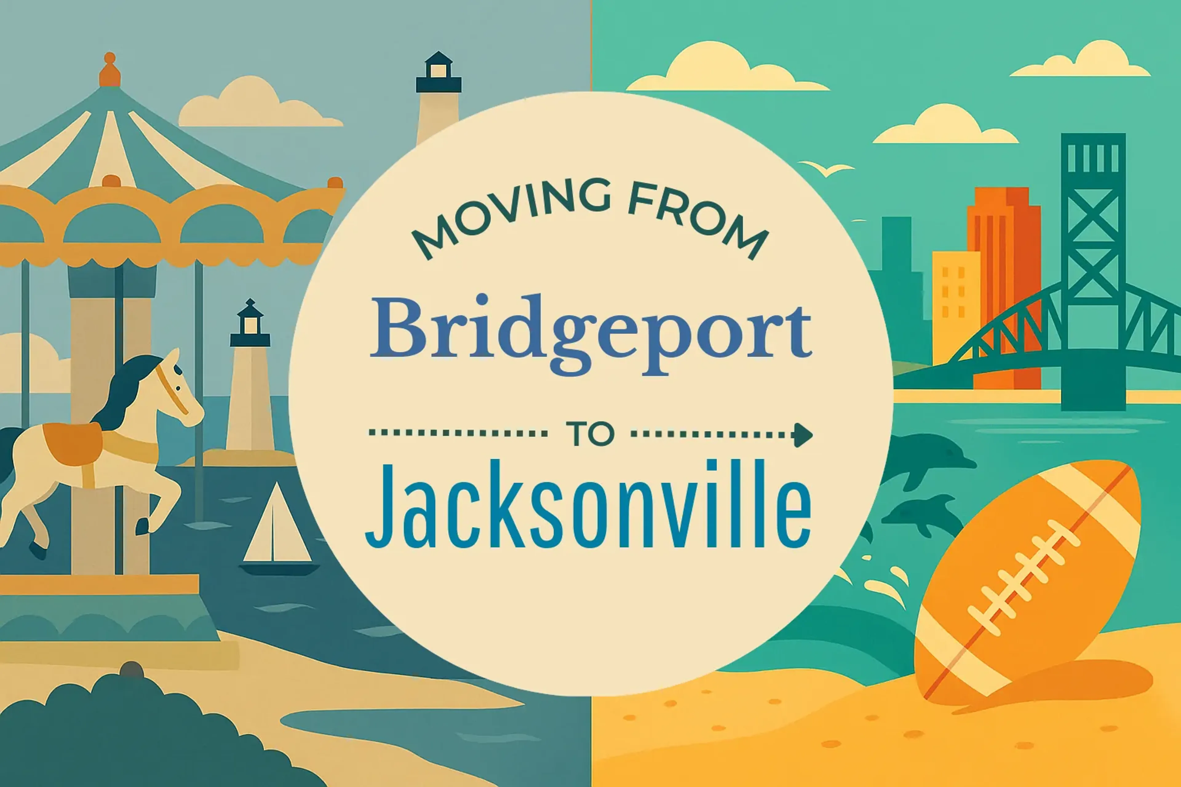 Side-by-side comparison of Bridgeport to Jacksonville moving companies