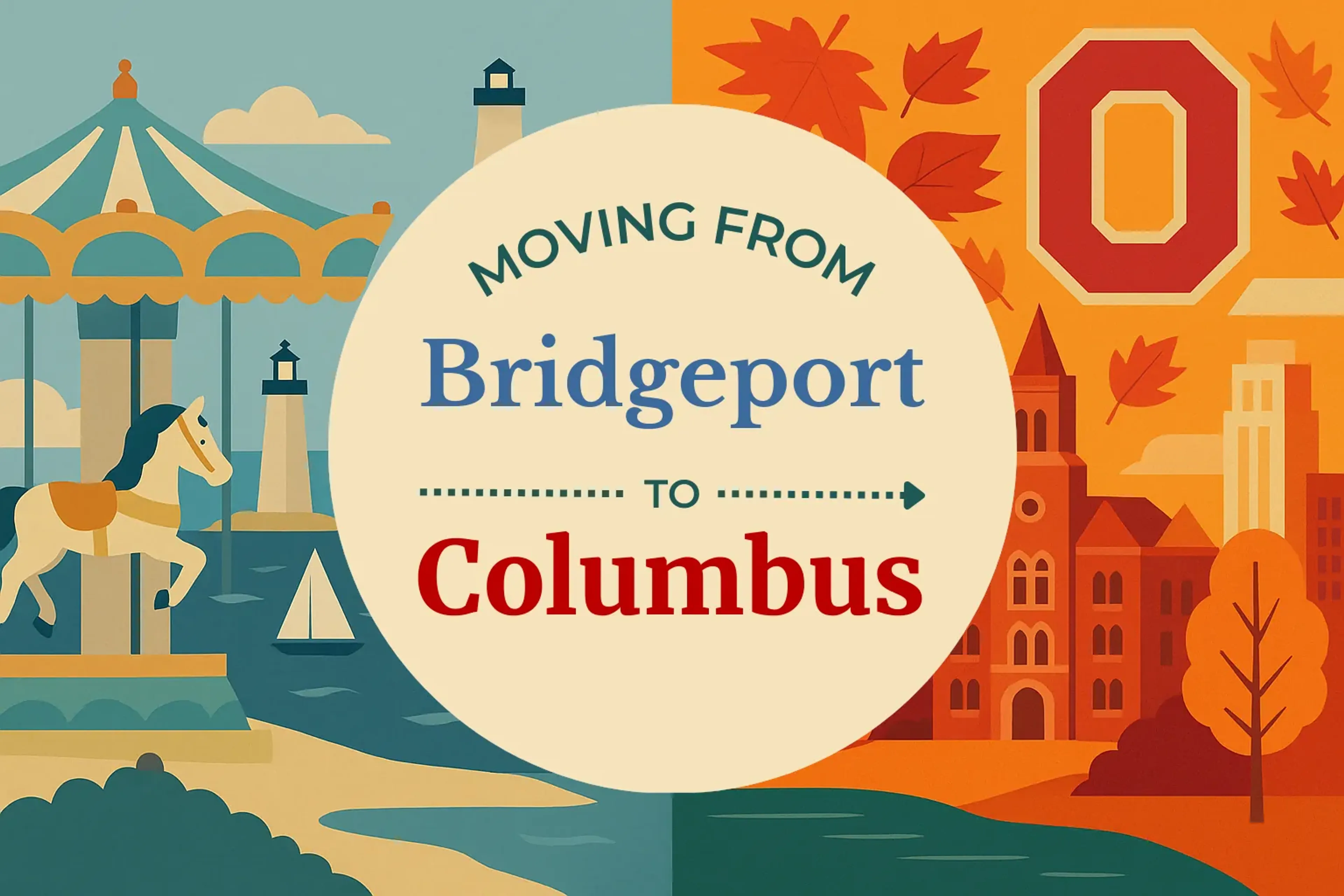 Side-by-side comparison of Bridgeport to Columbus moving companies