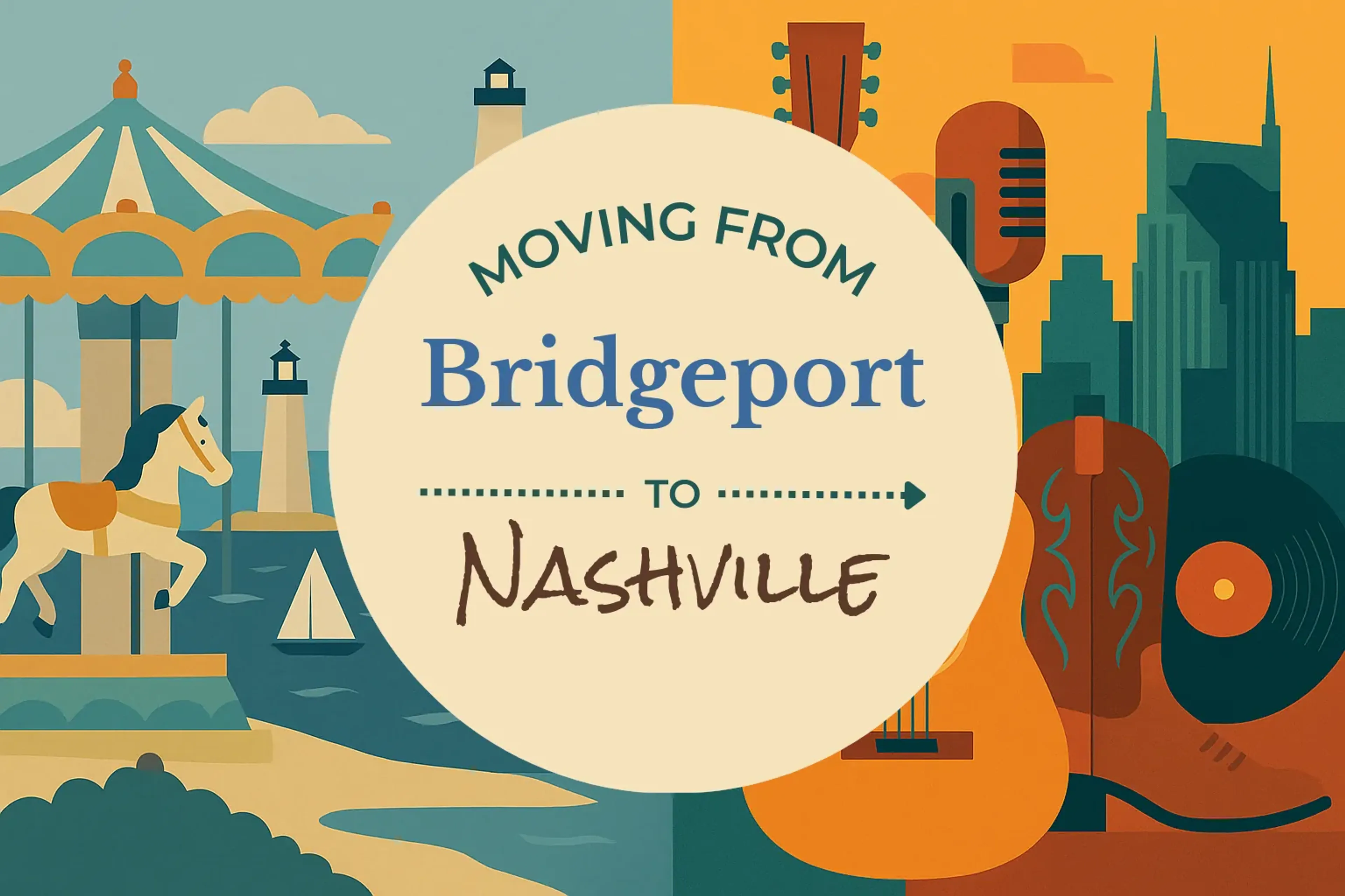 Side-by-side comparison of Bridgeport to Nashville moving companies