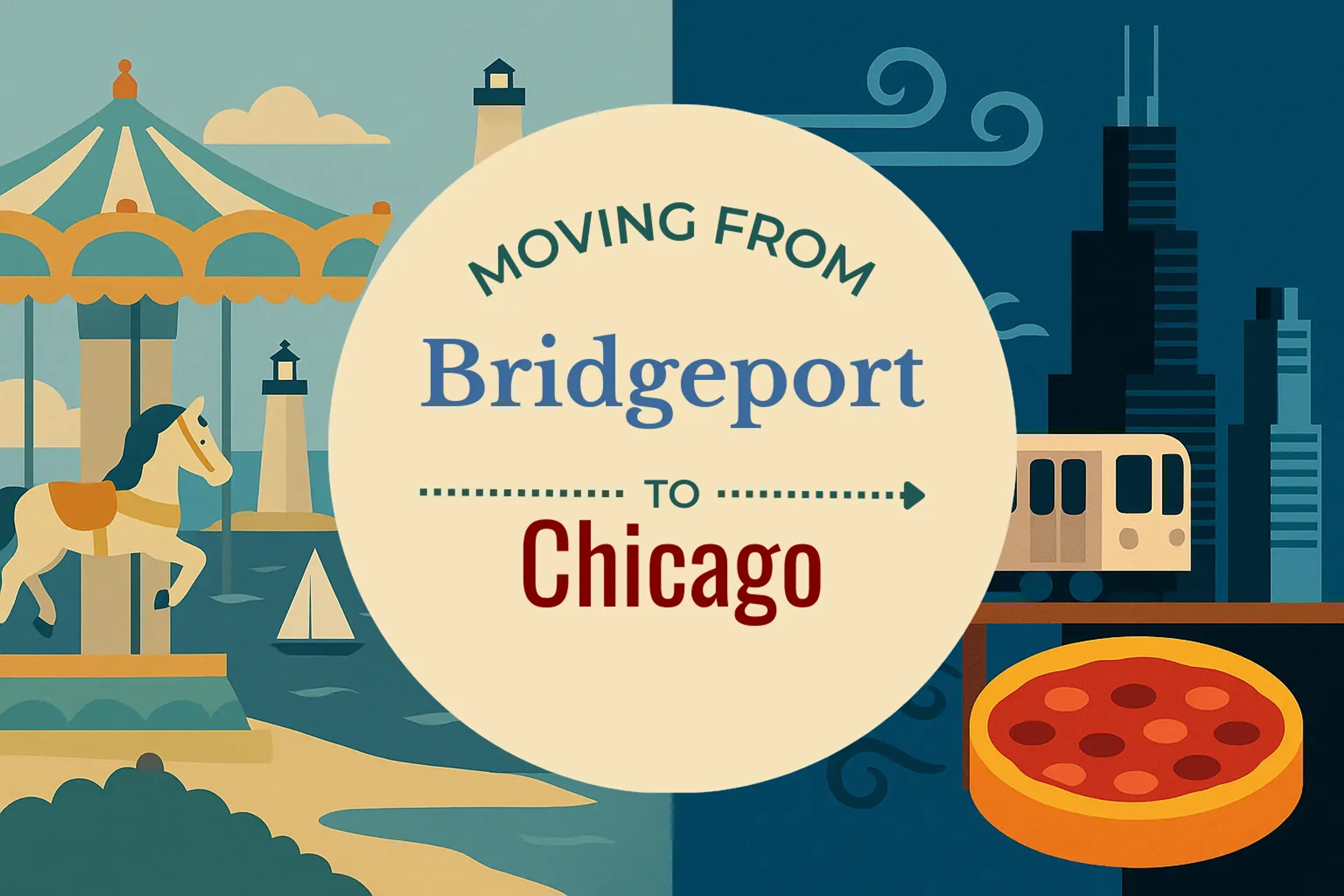 Side-by-side comparison of Bridgeport to Chicago moving companies