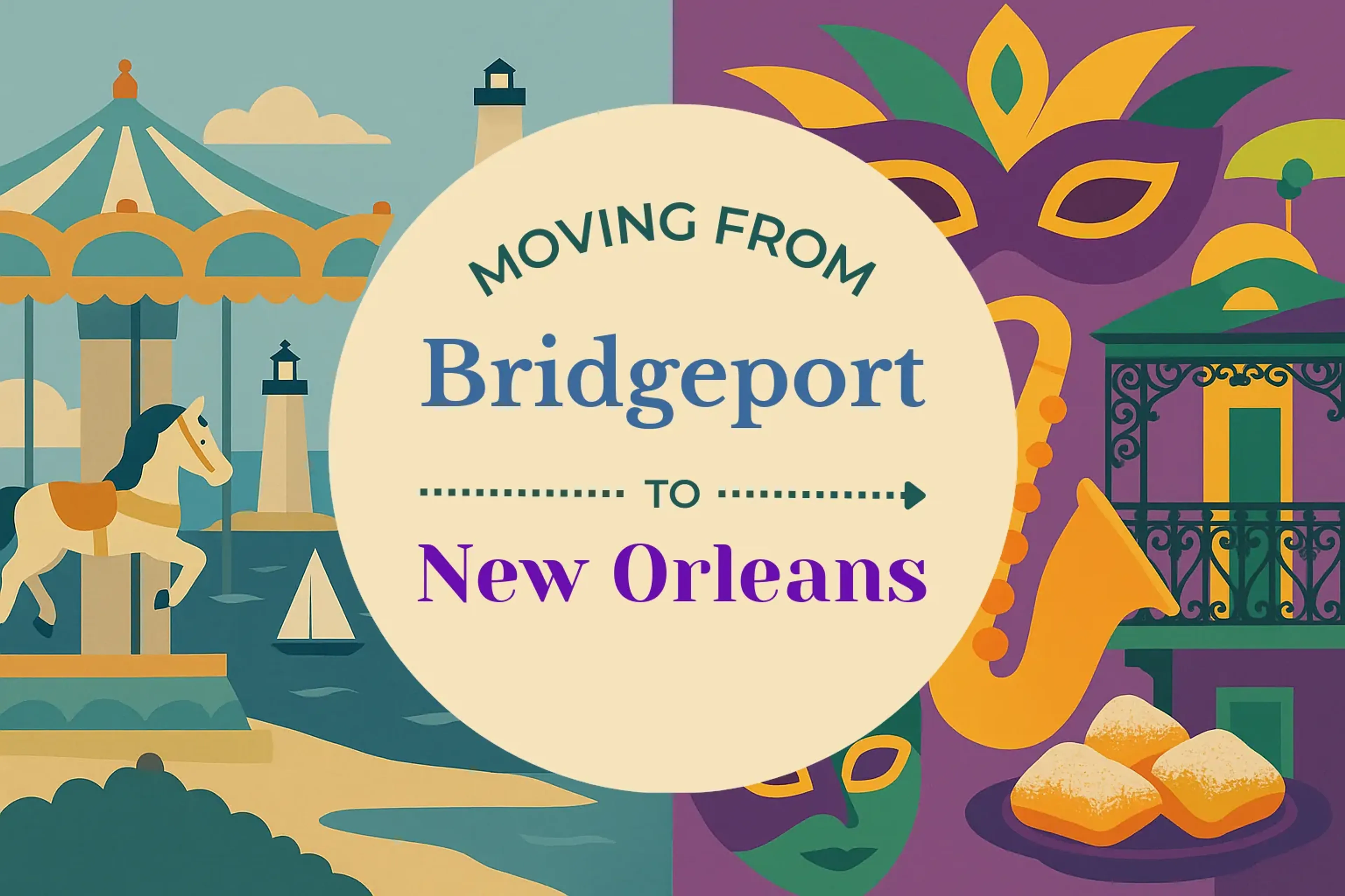 Side-by-side comparison of Bridgeport to New Orleans moving companies