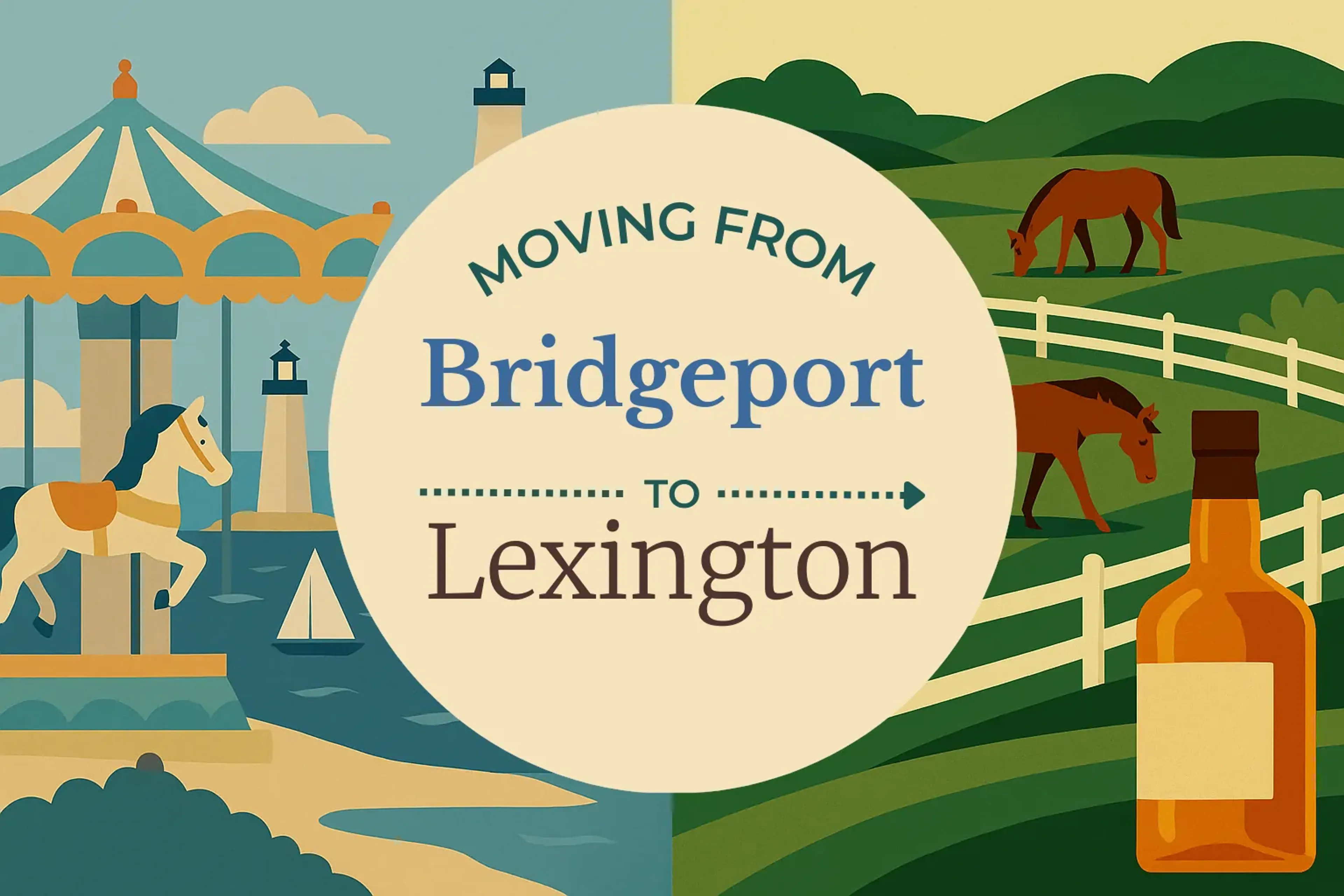 Side-by-side comparison of Bridgeport to Lexington moving companies