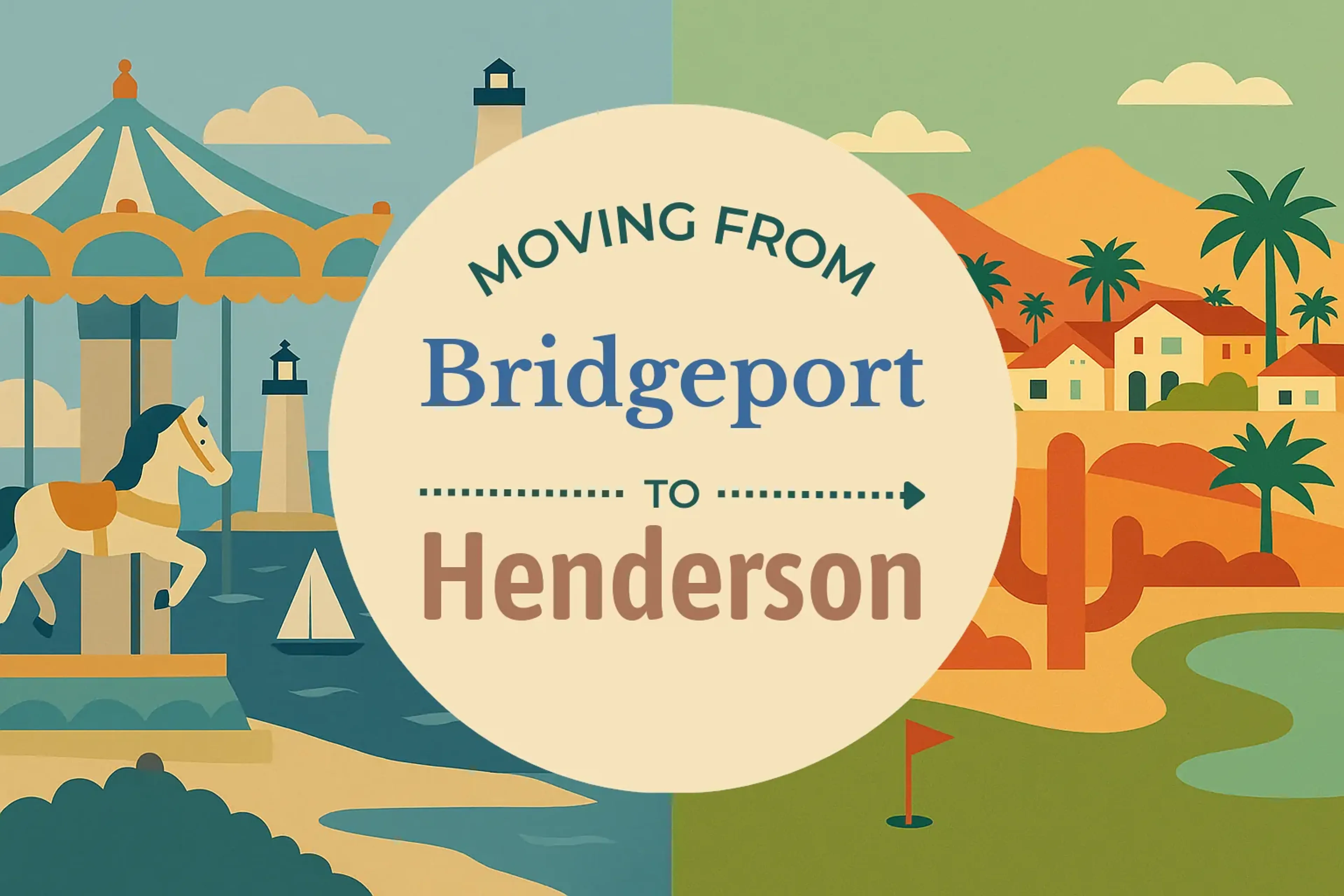 Side-by-side comparison of Bridgeport to Henderson moving companies