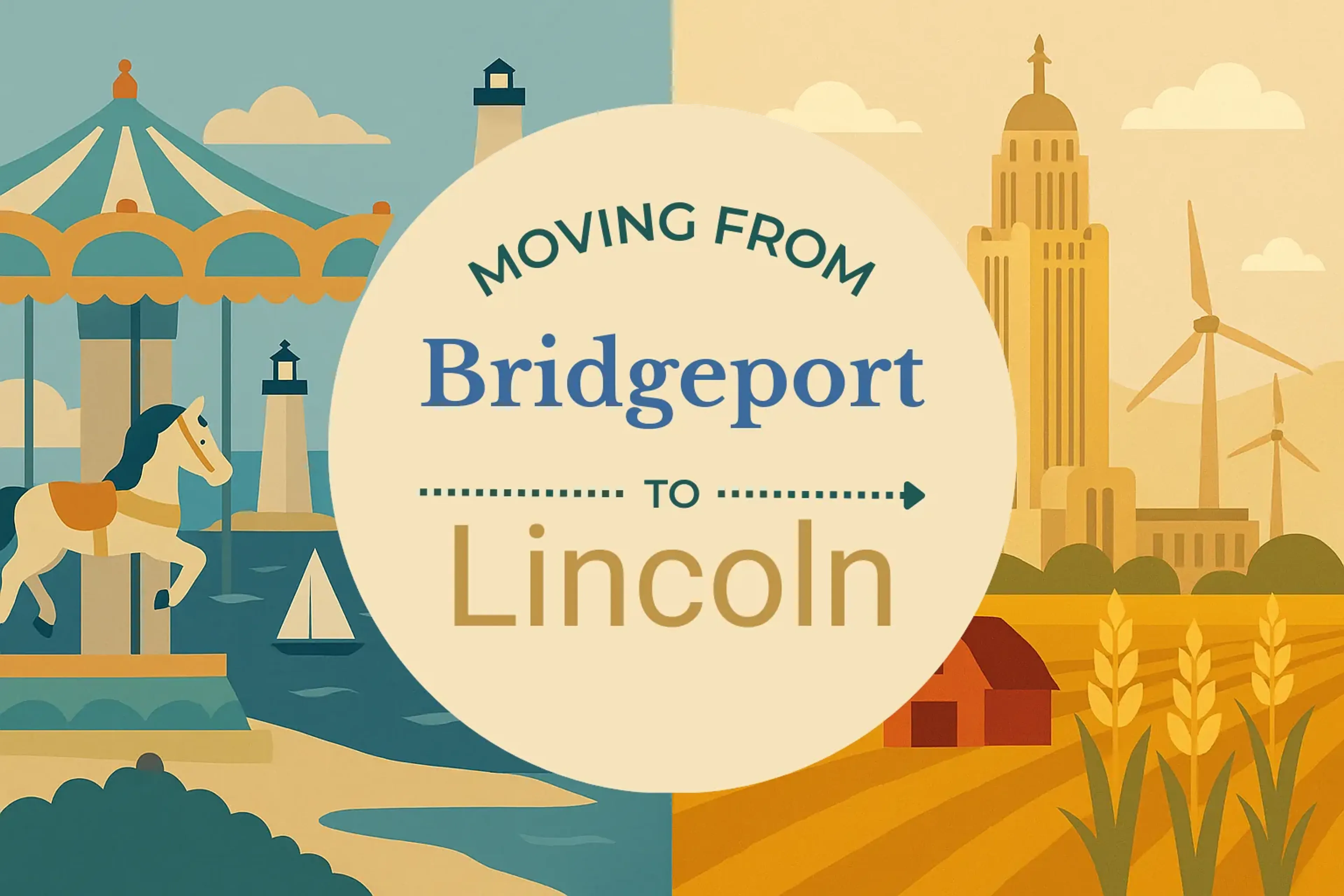 Side-by-side comparison of Bridgeport to Lincoln moving companies