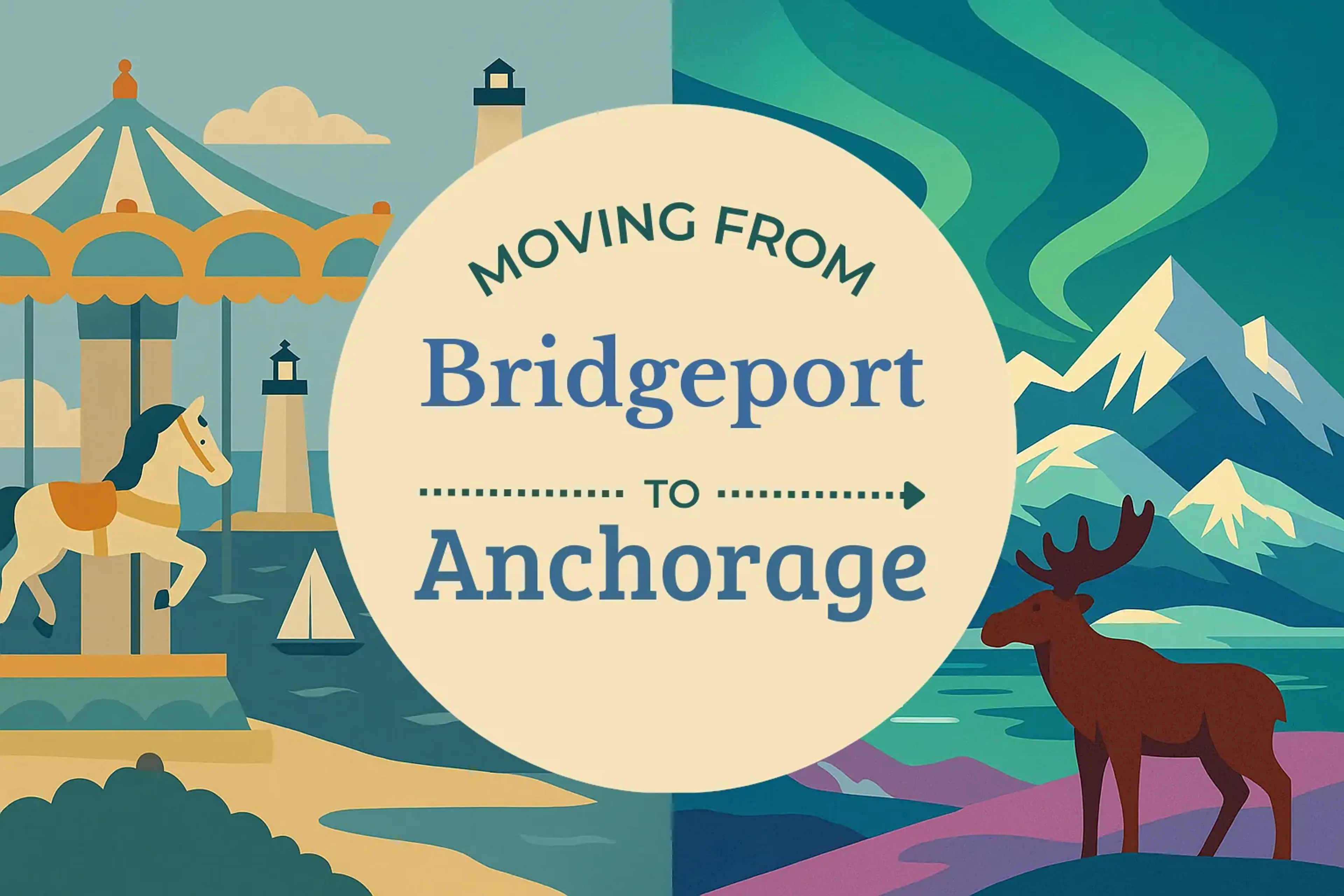 Side-by-side comparison of Bridgeport to Anchorage moving companies