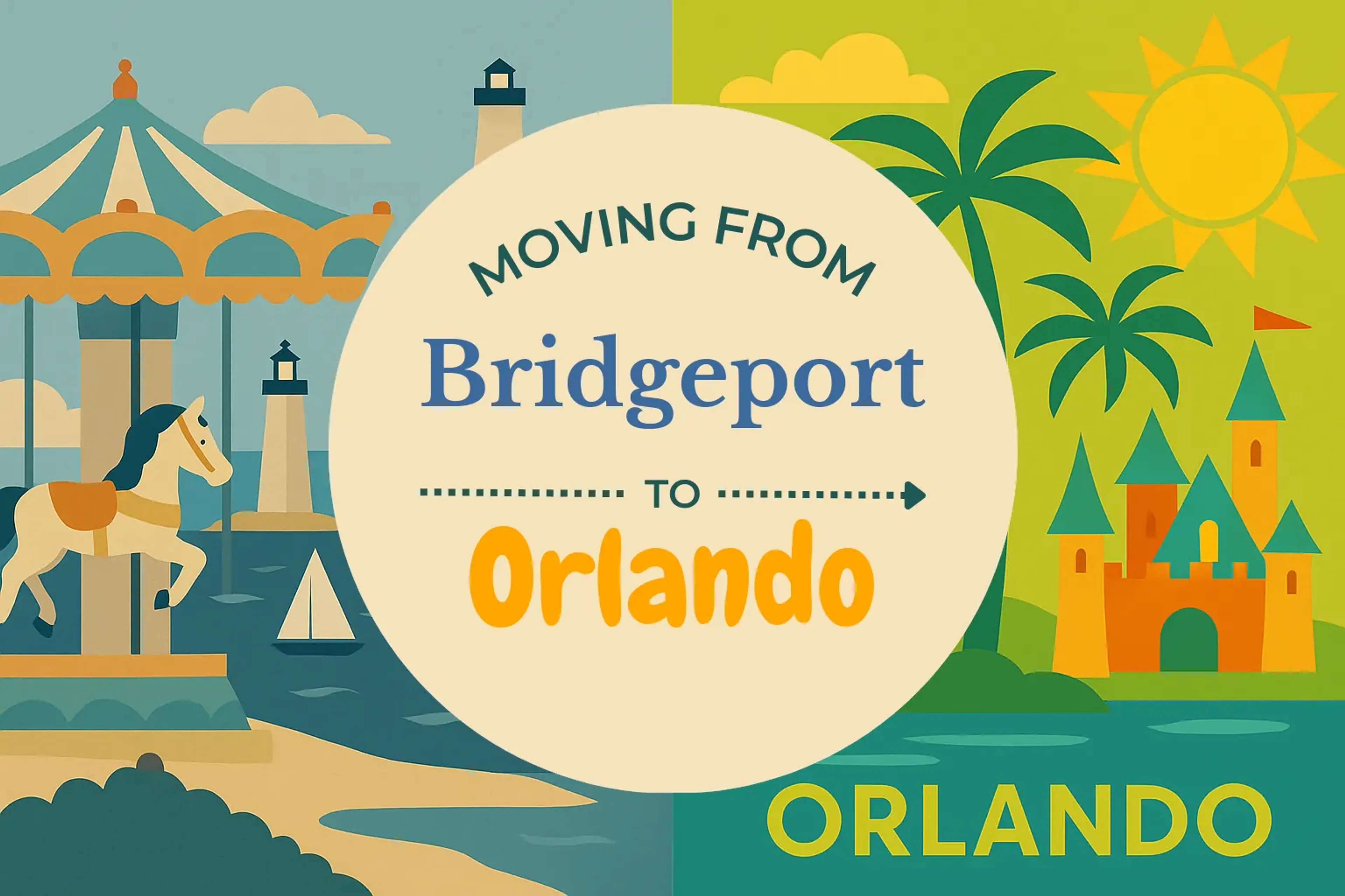 Side-by-side comparison of Bridgeport to Orlando moving companies