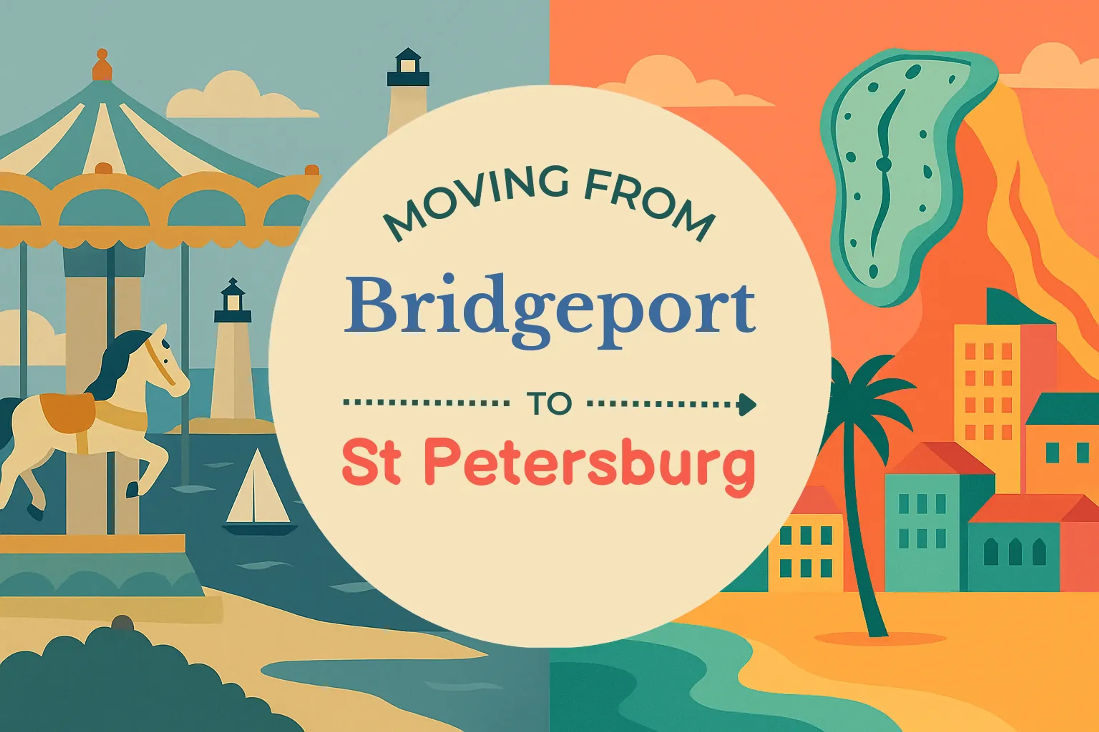 Side-by-side comparison of Bridgeport to St. Petersburg moving companies