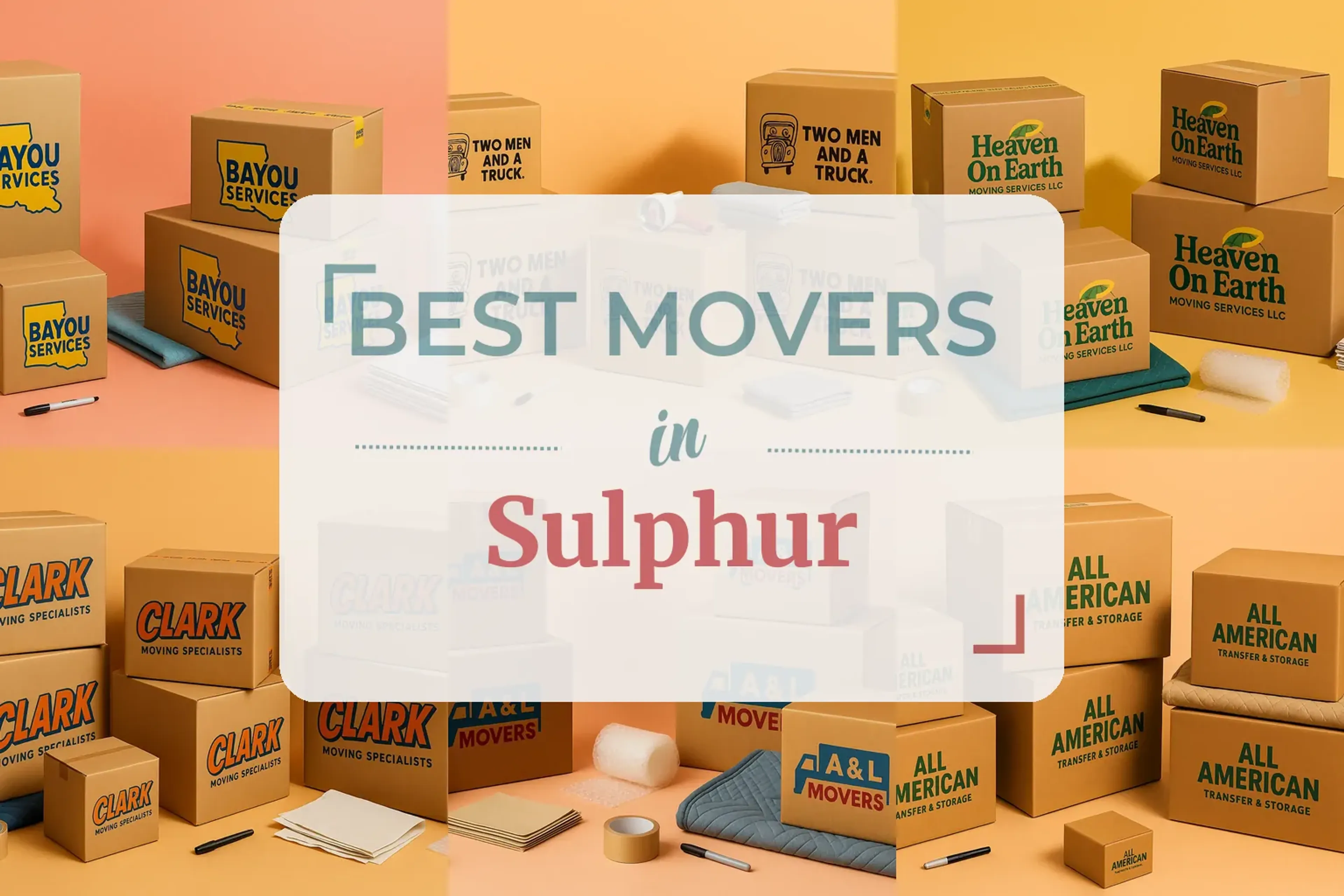 Side-by-side comparison of Sulphur moving companies