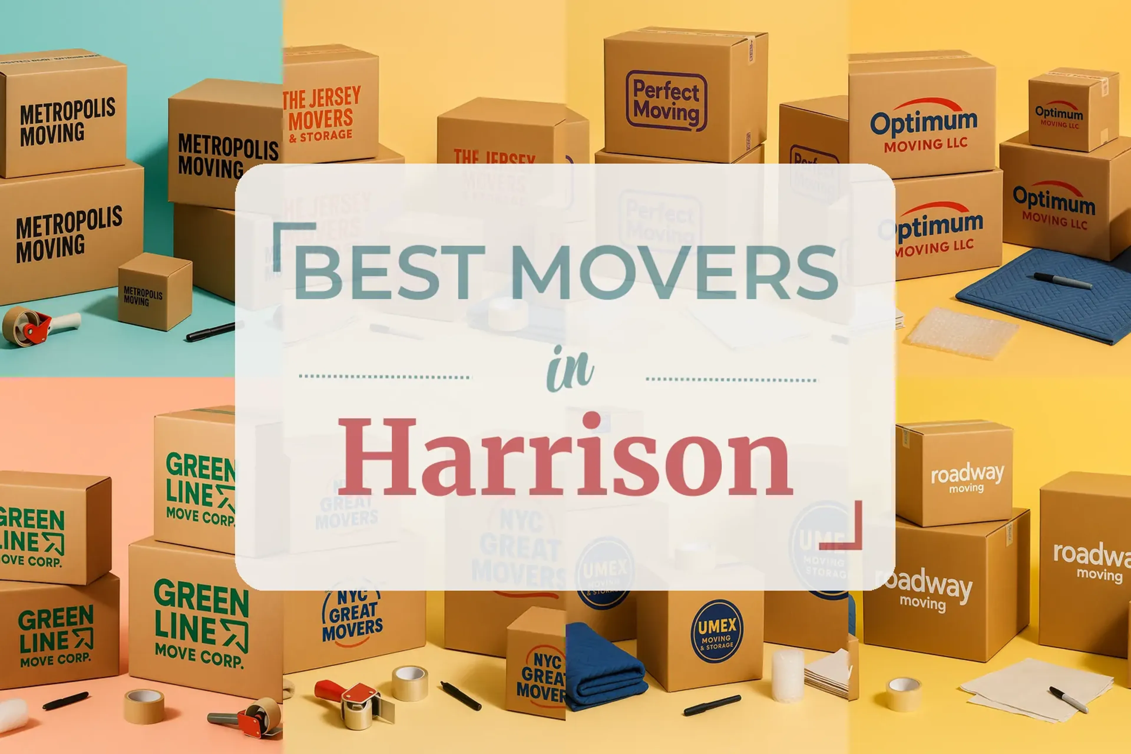 Side-by-side comparison of Harrison moving companies