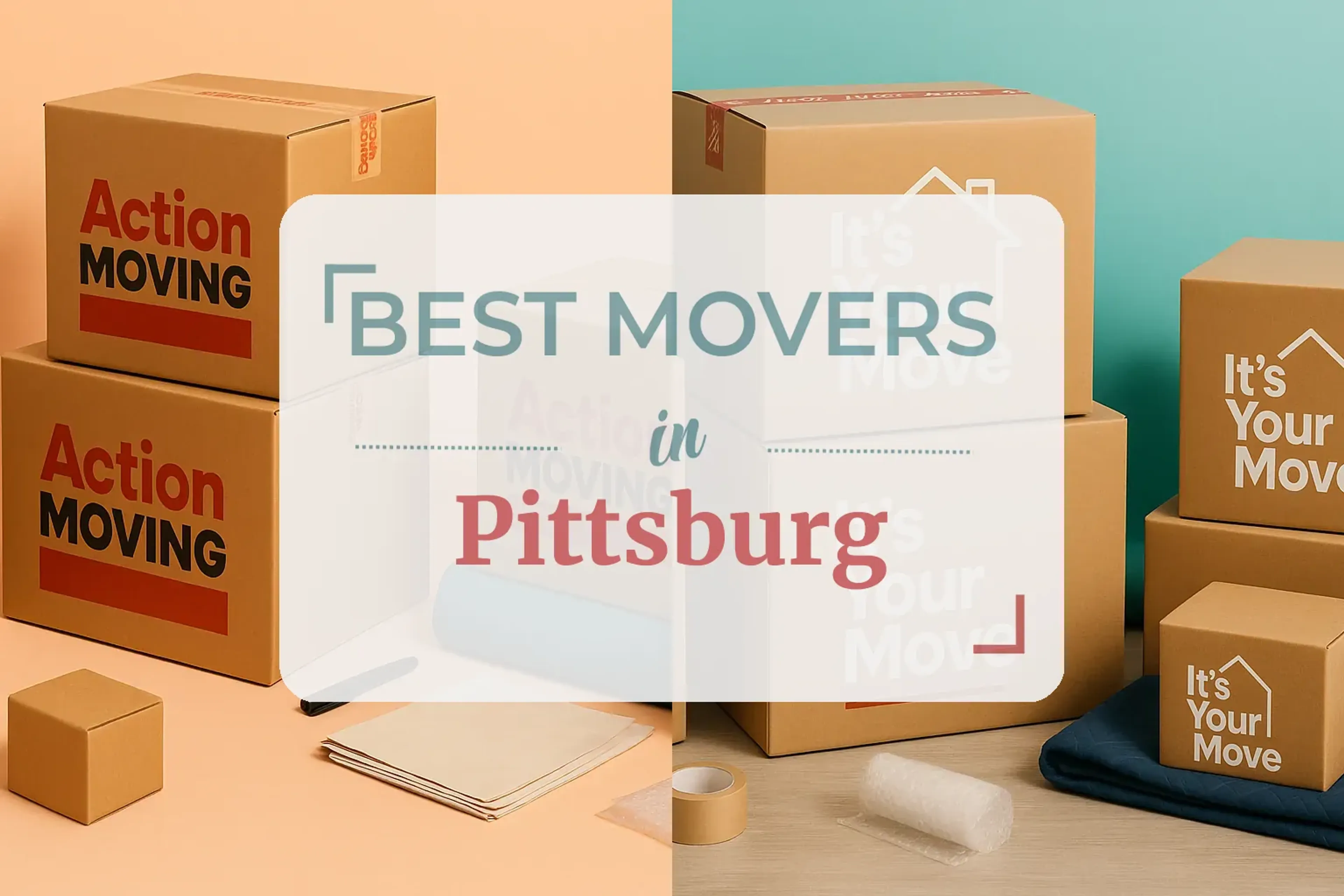 Side-by-side comparison of Pittsburg moving companies