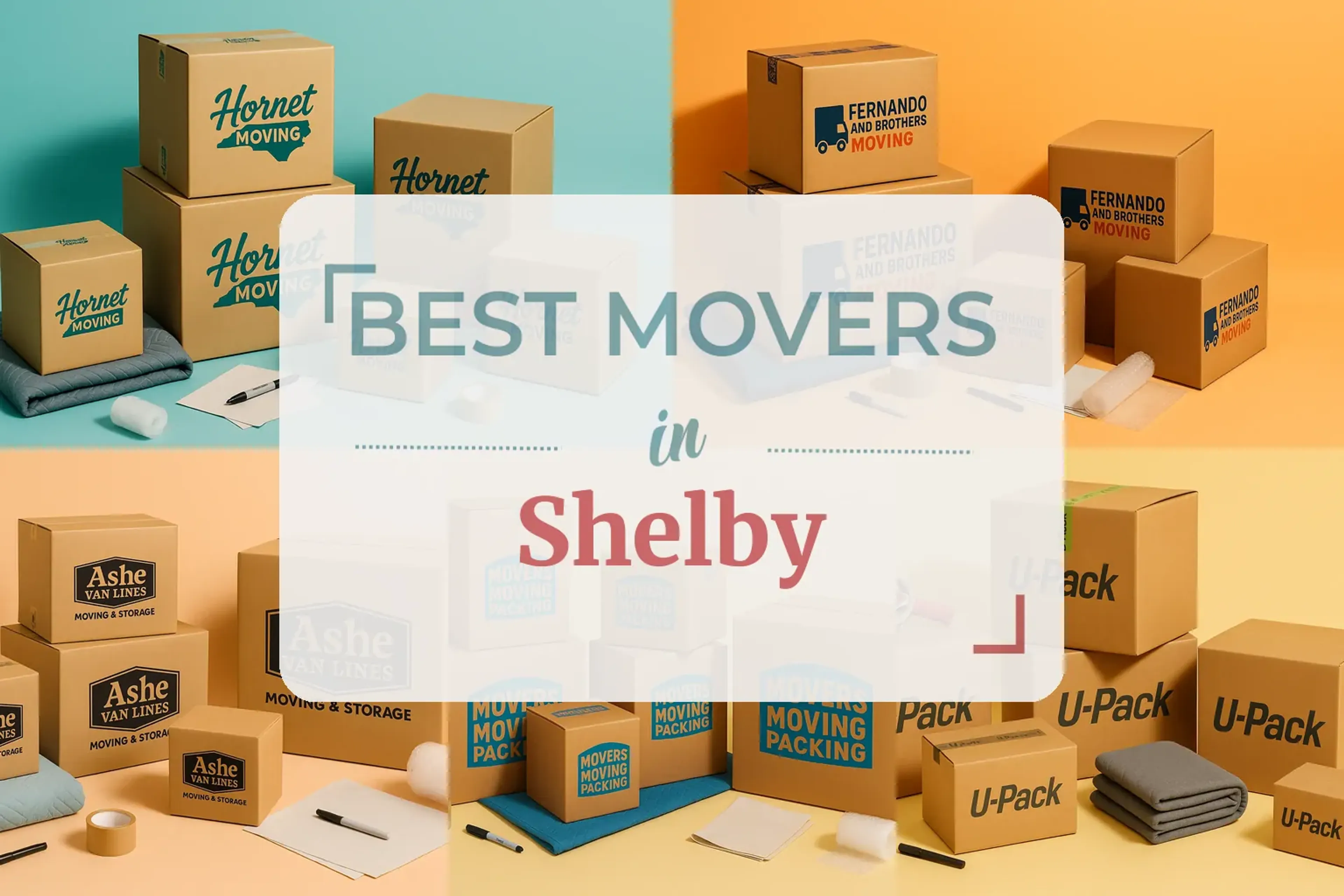 Side-by-side comparison of Shelby moving companies
