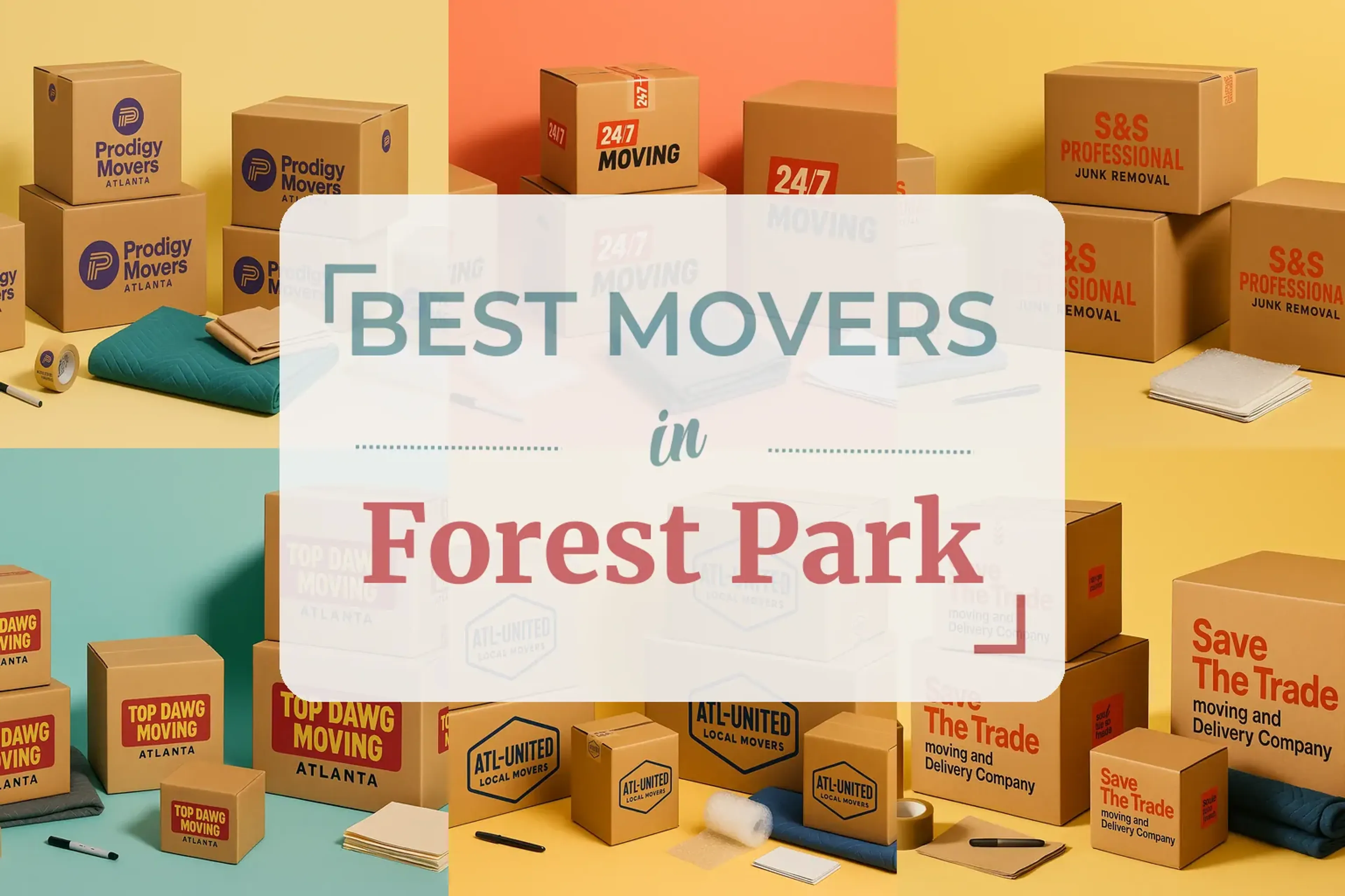 Side-by-side comparison of Forest Park moving companies