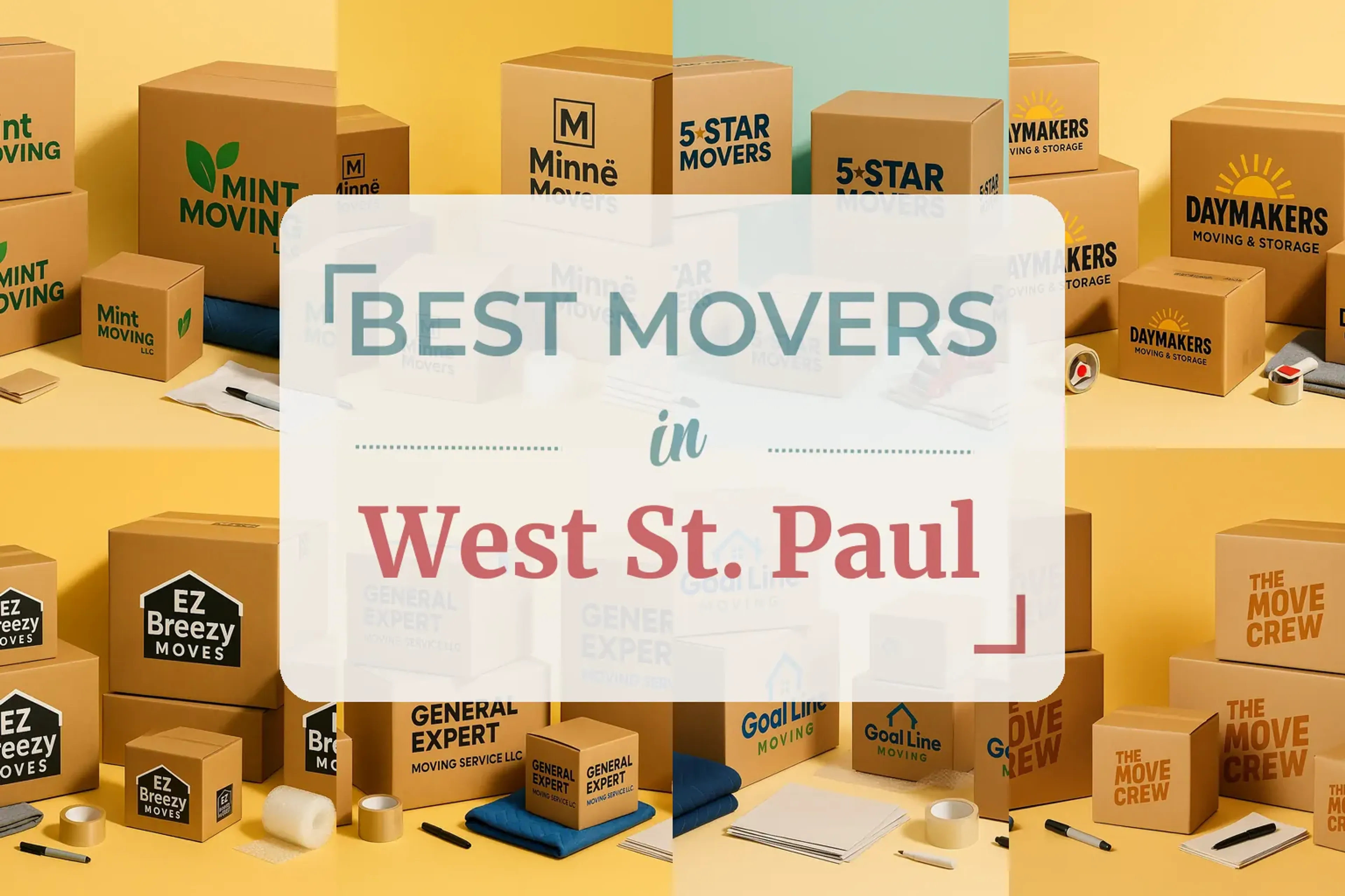 Side-by-side comparison of West St. Paul moving companies
