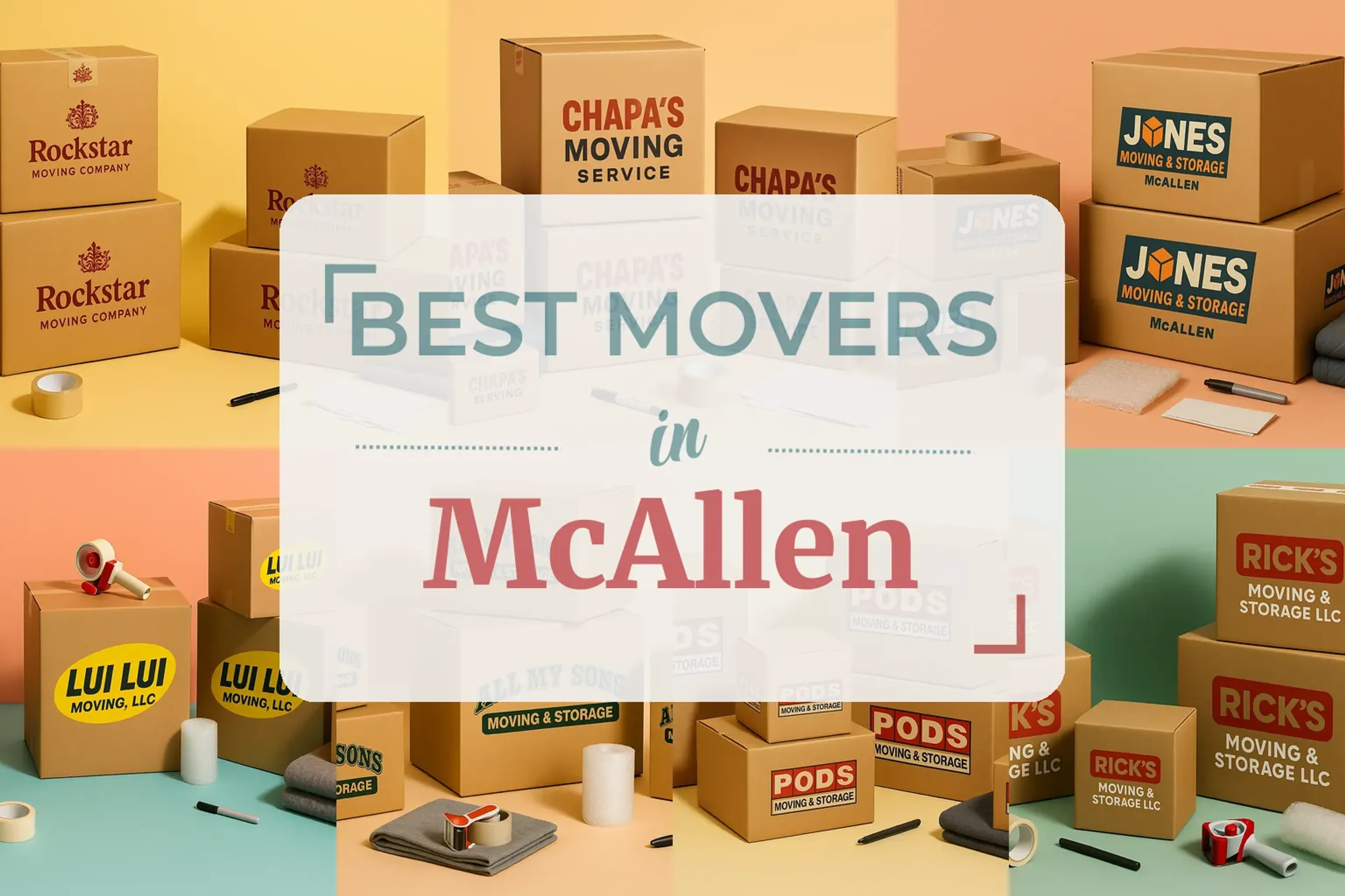Side-by-side comparison of McAllen moving companies
