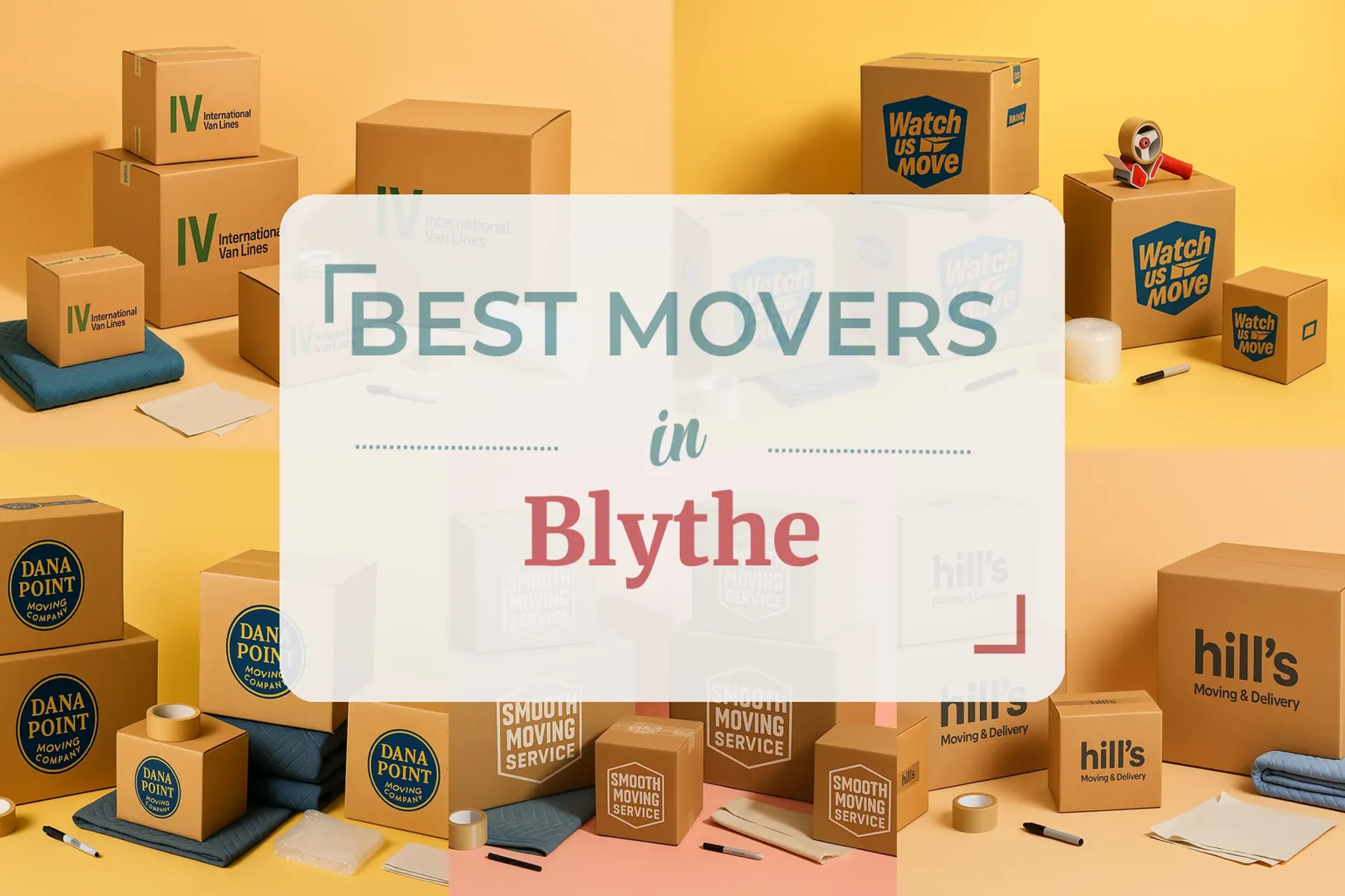 Side-by-side comparison of Blythe moving companies
