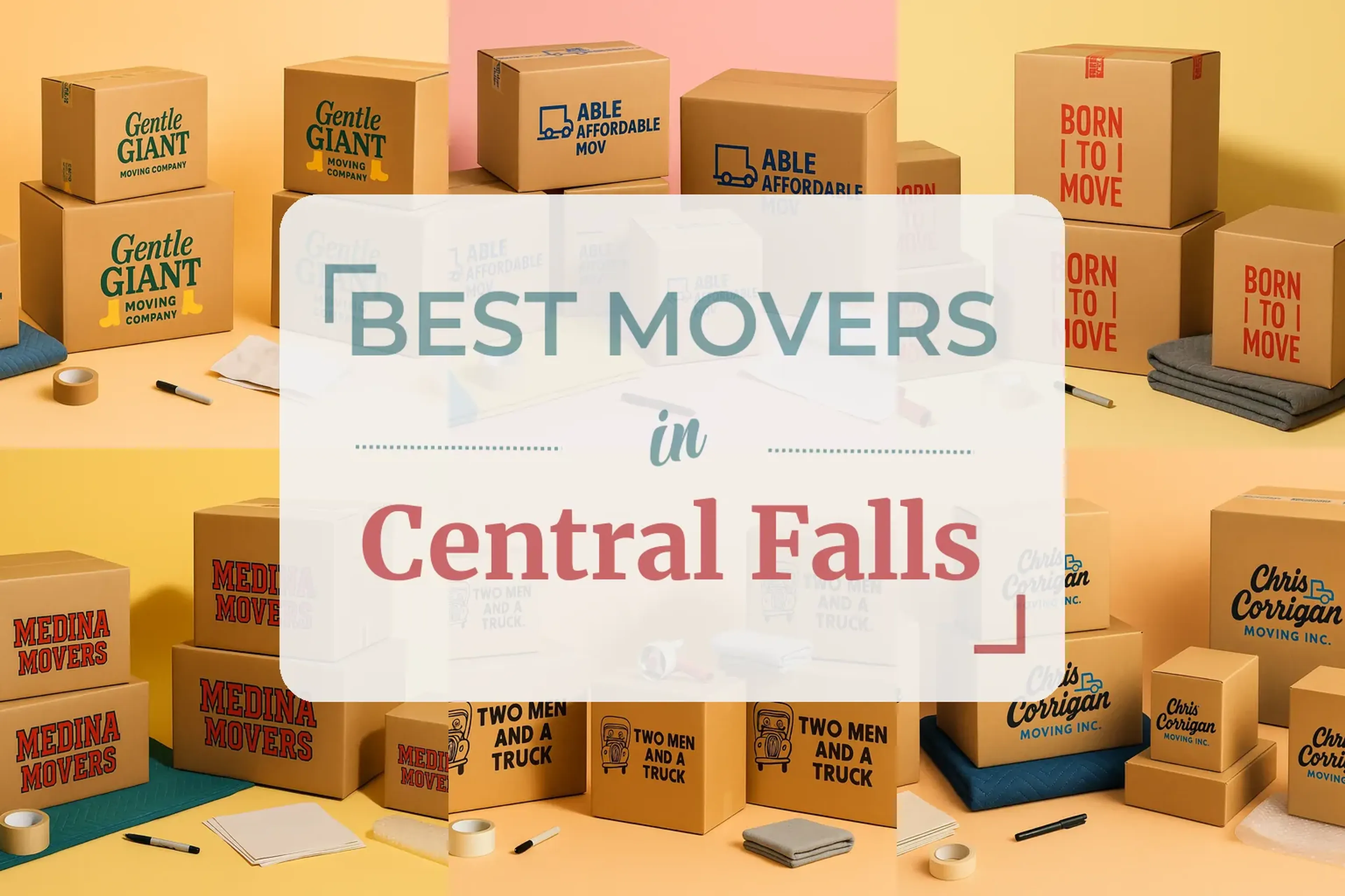 Side-by-side comparison of Central Falls moving companies