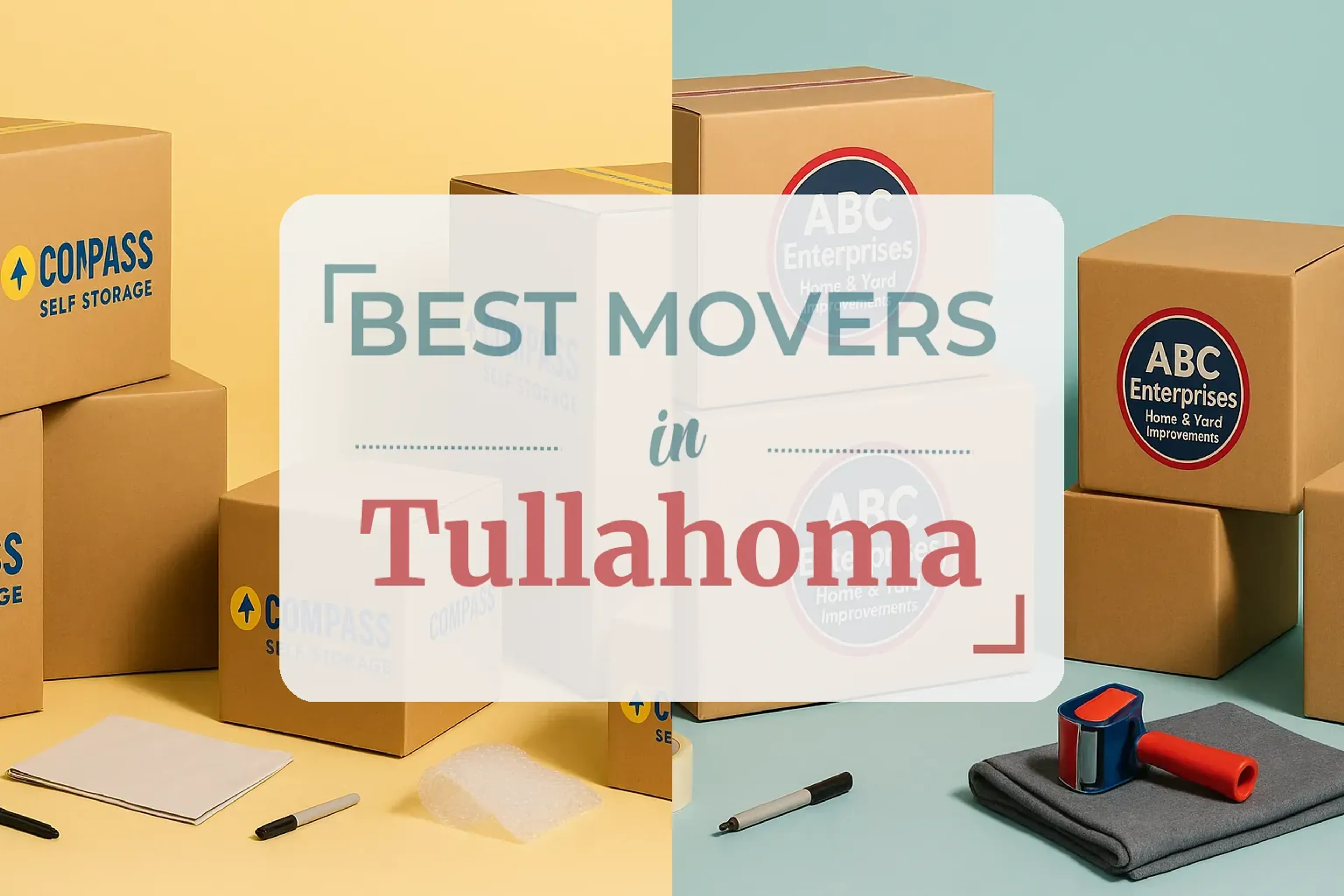 Side-by-side comparison of Tullahoma moving companies