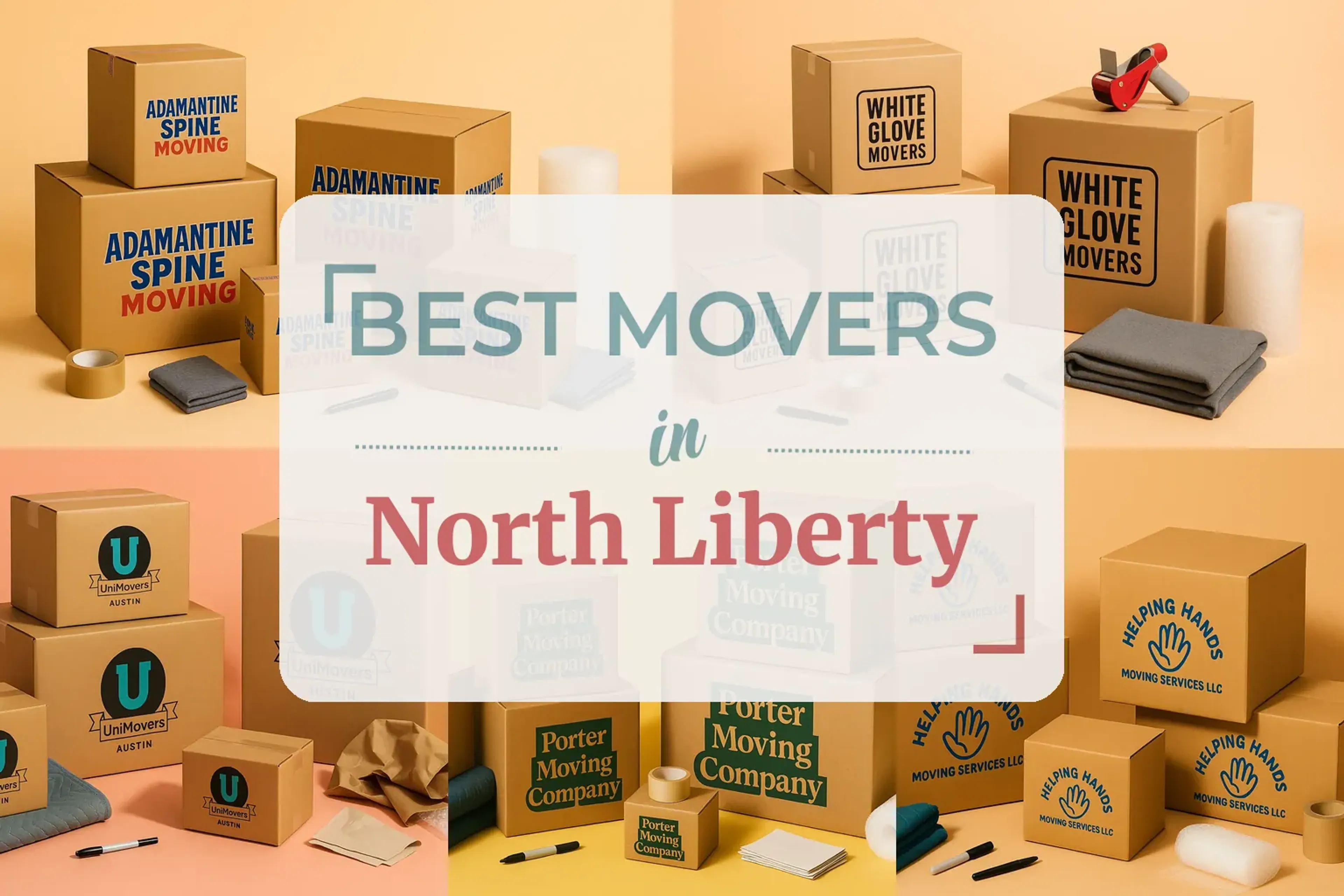 Side-by-side comparison of North Liberty moving companies