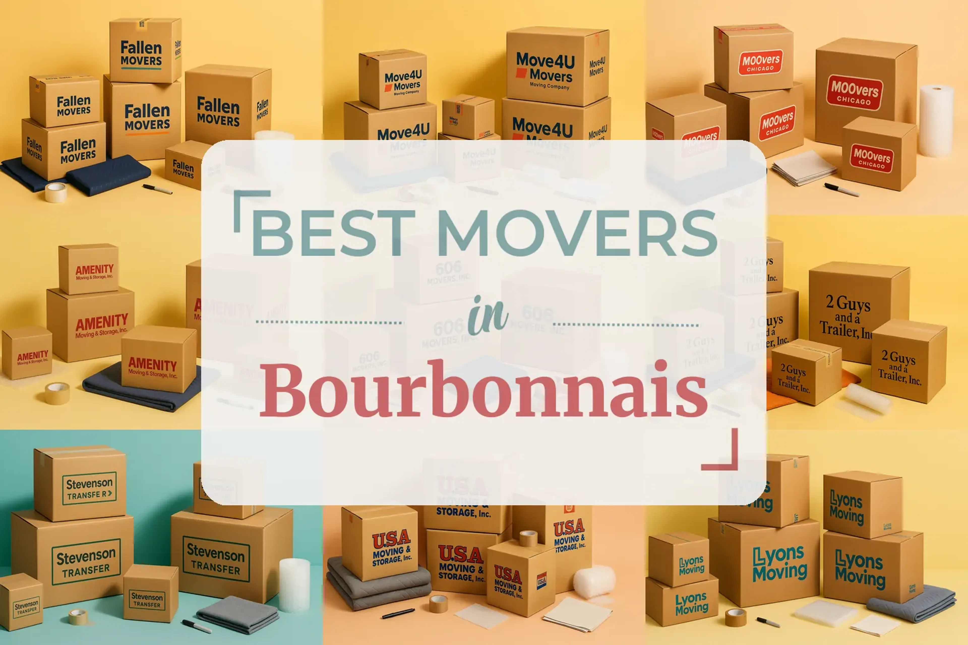 Side-by-side comparison of Bourbonnais moving companies