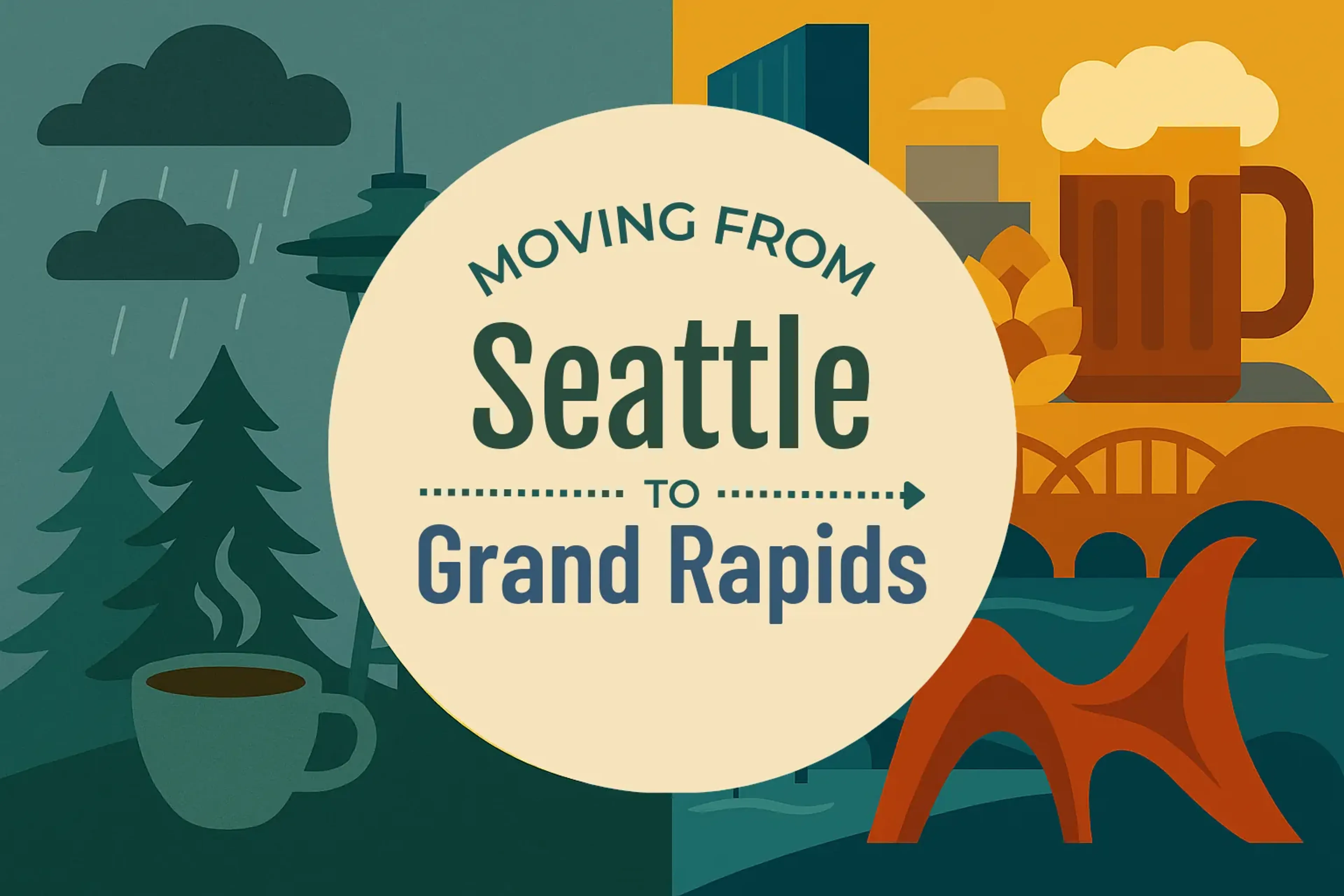 Side-by-side comparison of Seattle to Grand Rapids moving companies