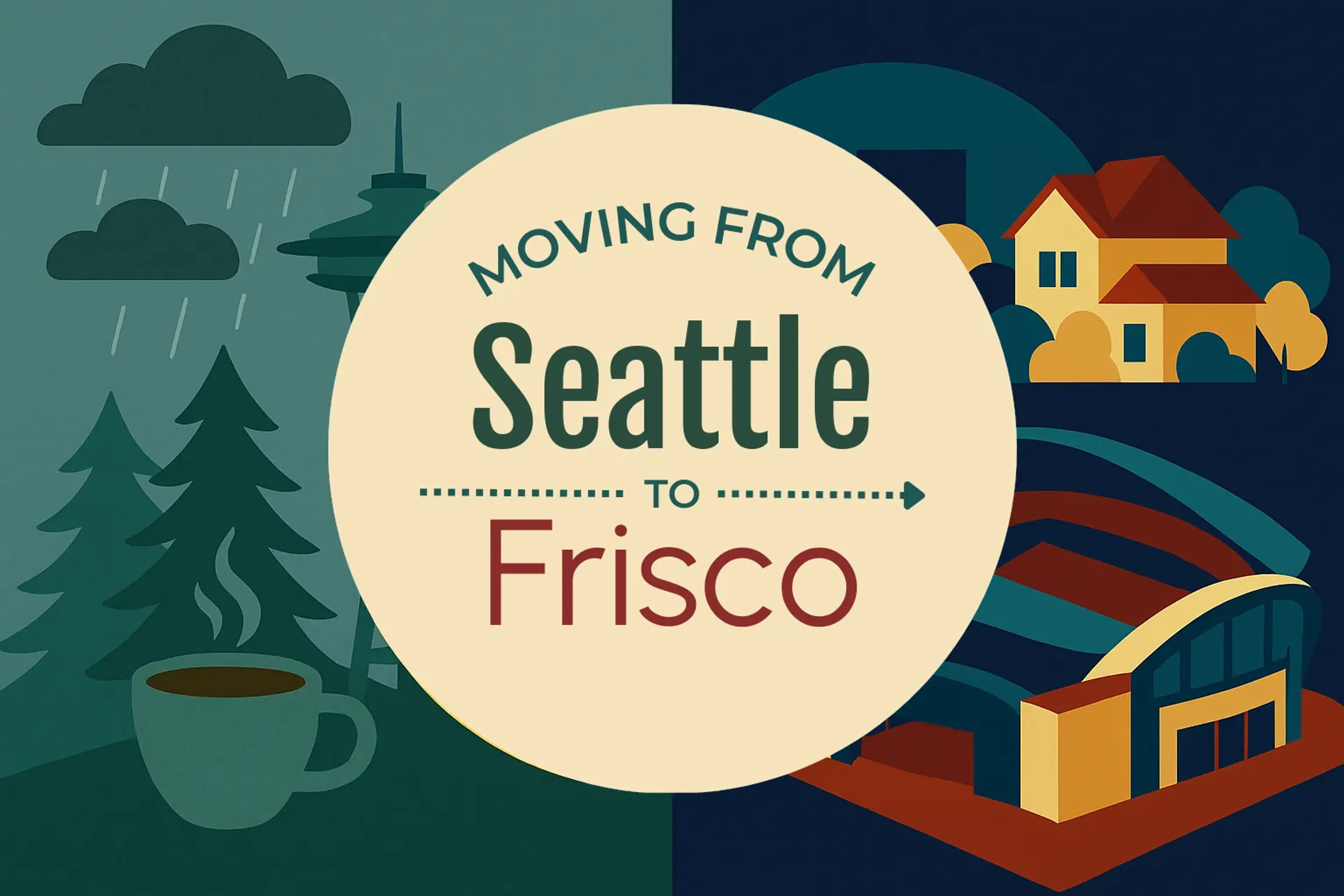 Side-by-side comparison of Seattle to Frisco moving companies
