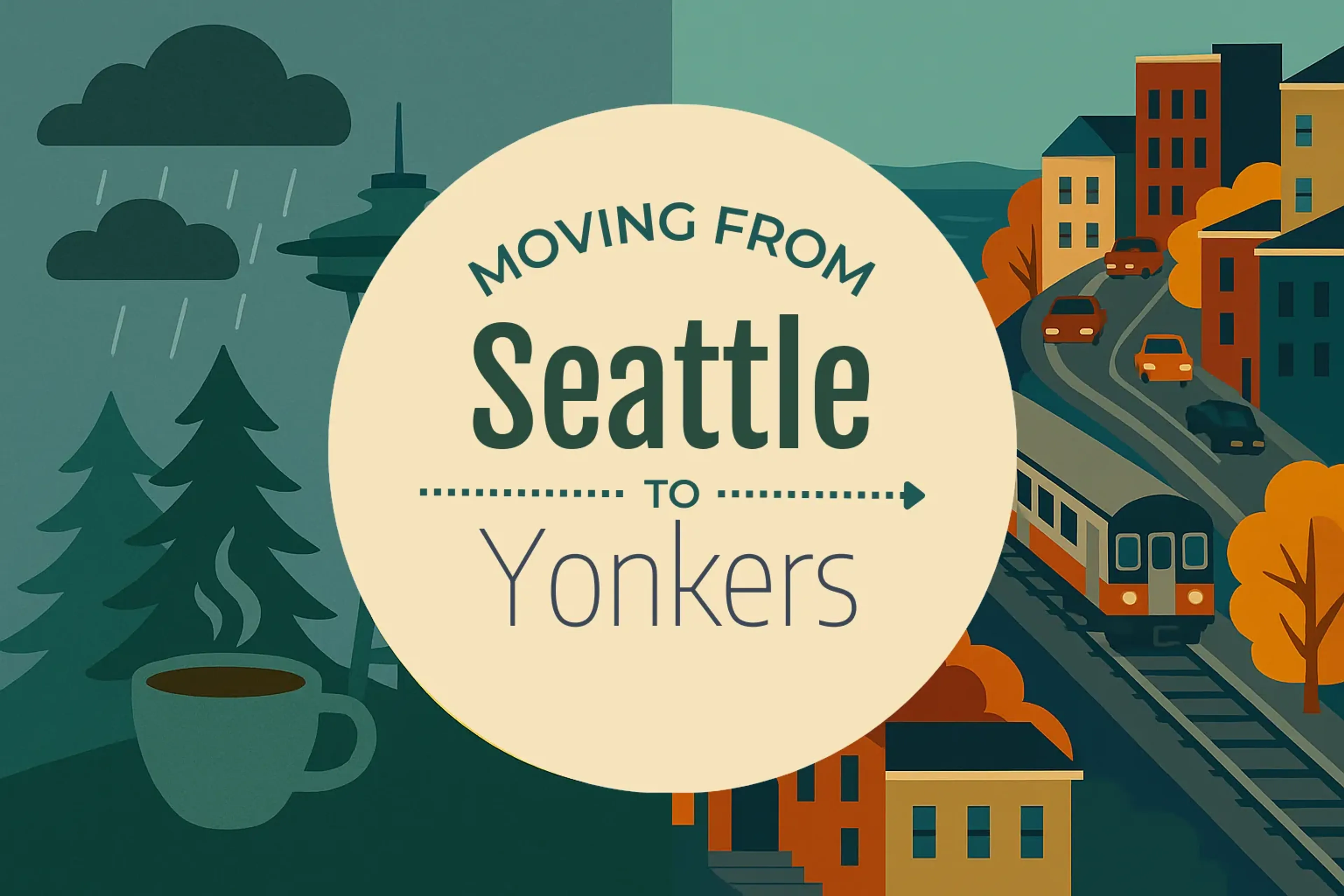 Side-by-side comparison of Seattle to Yonkers moving companies