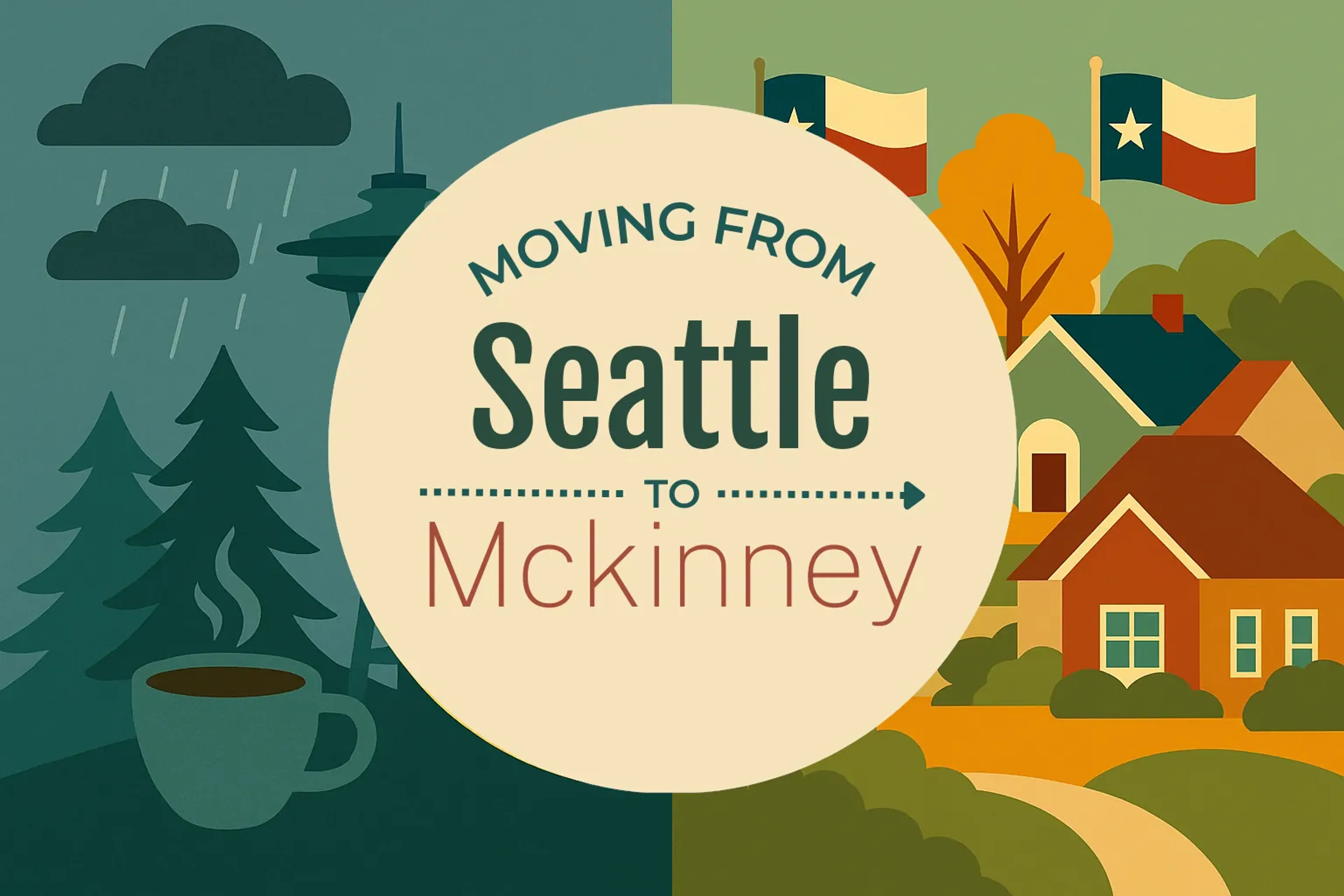 Side-by-side comparison of Seattle to Mckinney moving companies