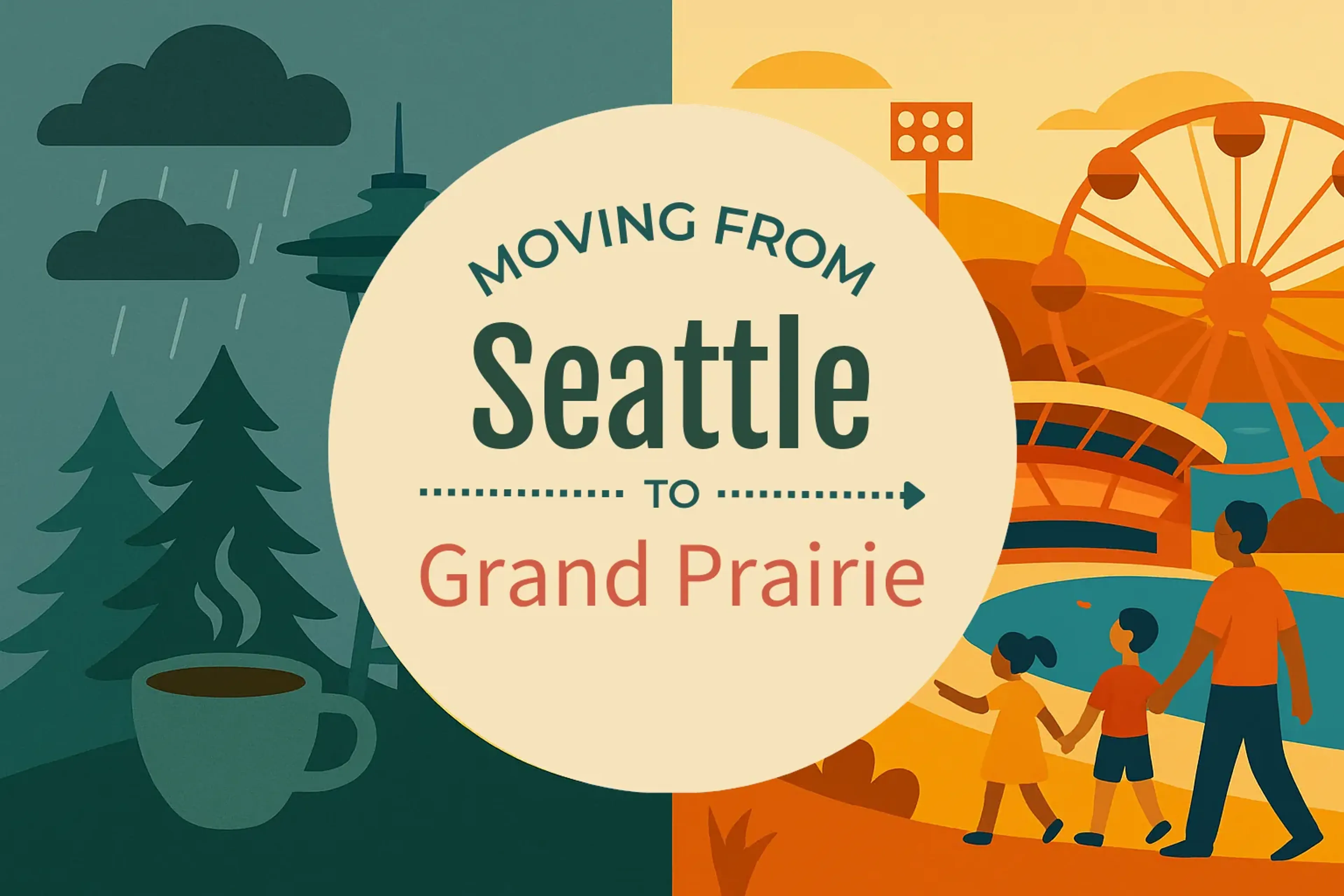 Side-by-side comparison of Seattle to Grand Prairie moving companies