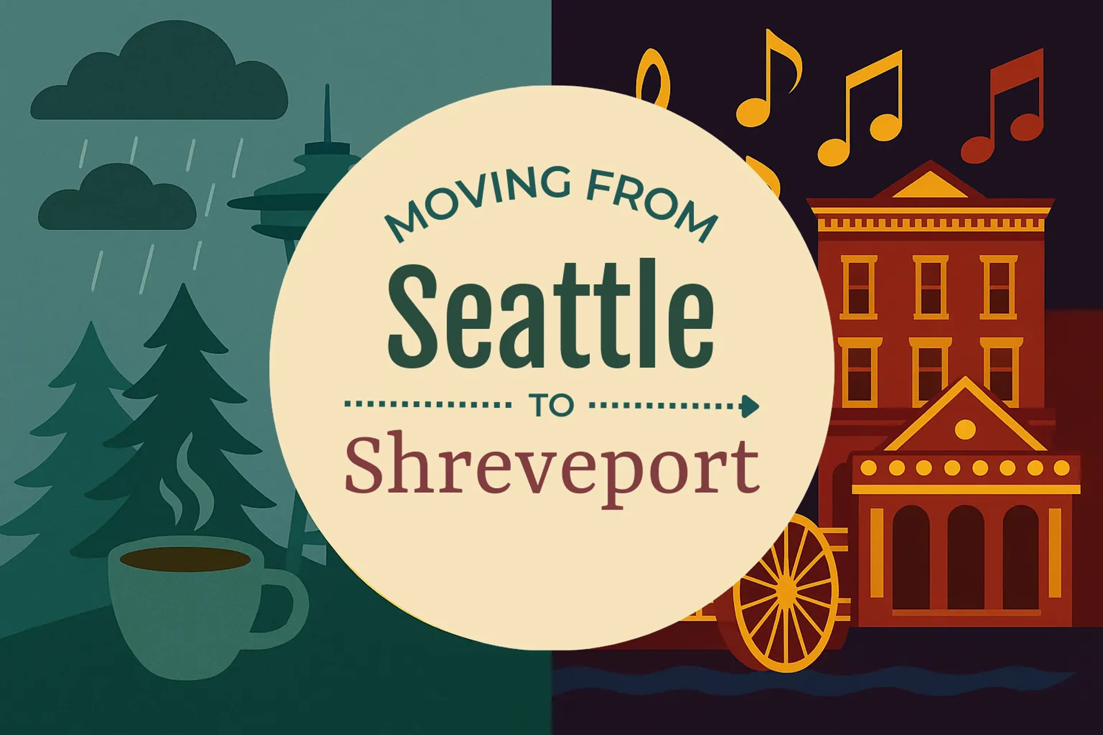 Side-by-side comparison of Seattle to Shreveport moving companies