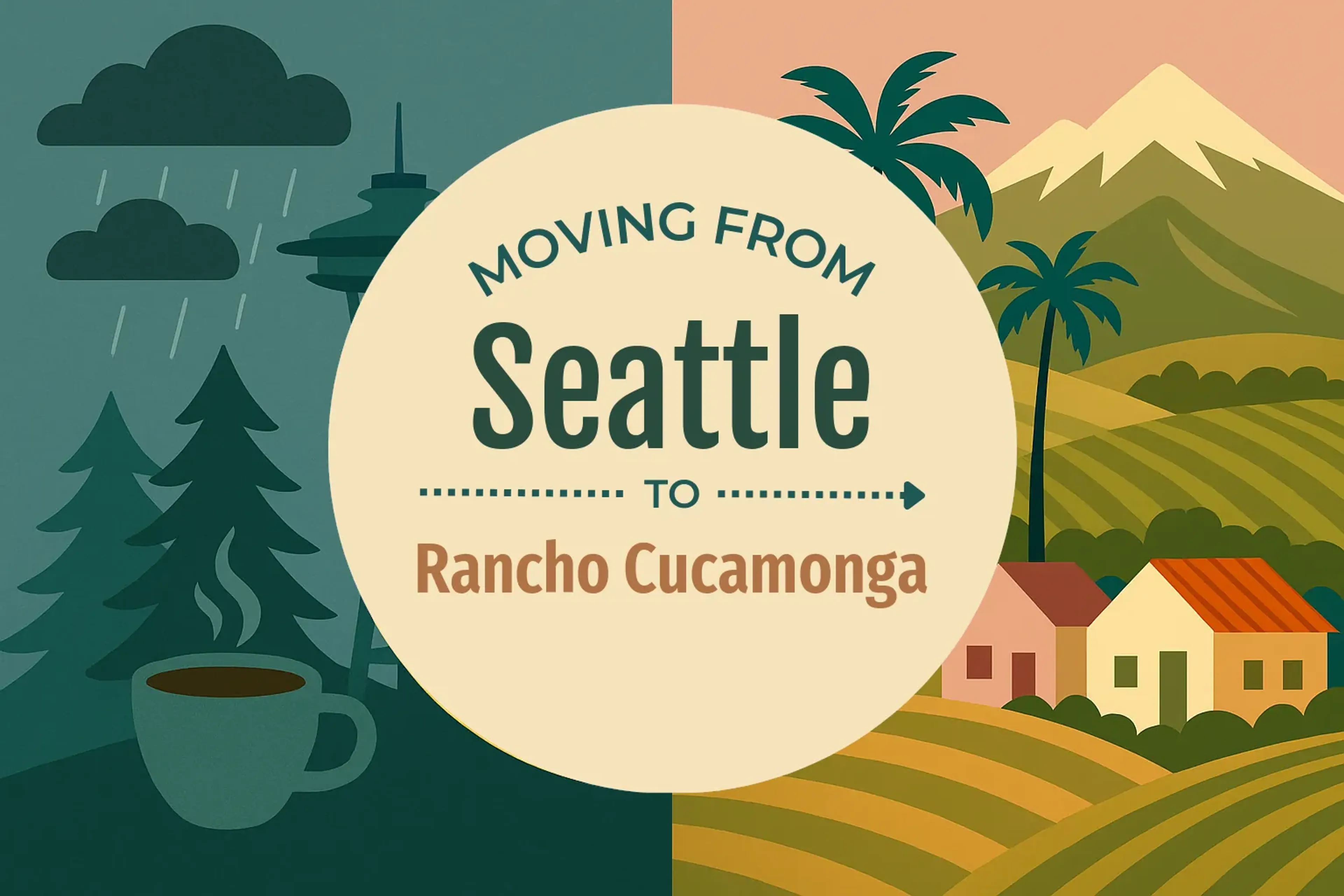 Side-by-side comparison of Seattle to Rancho Cucamonga moving companies
