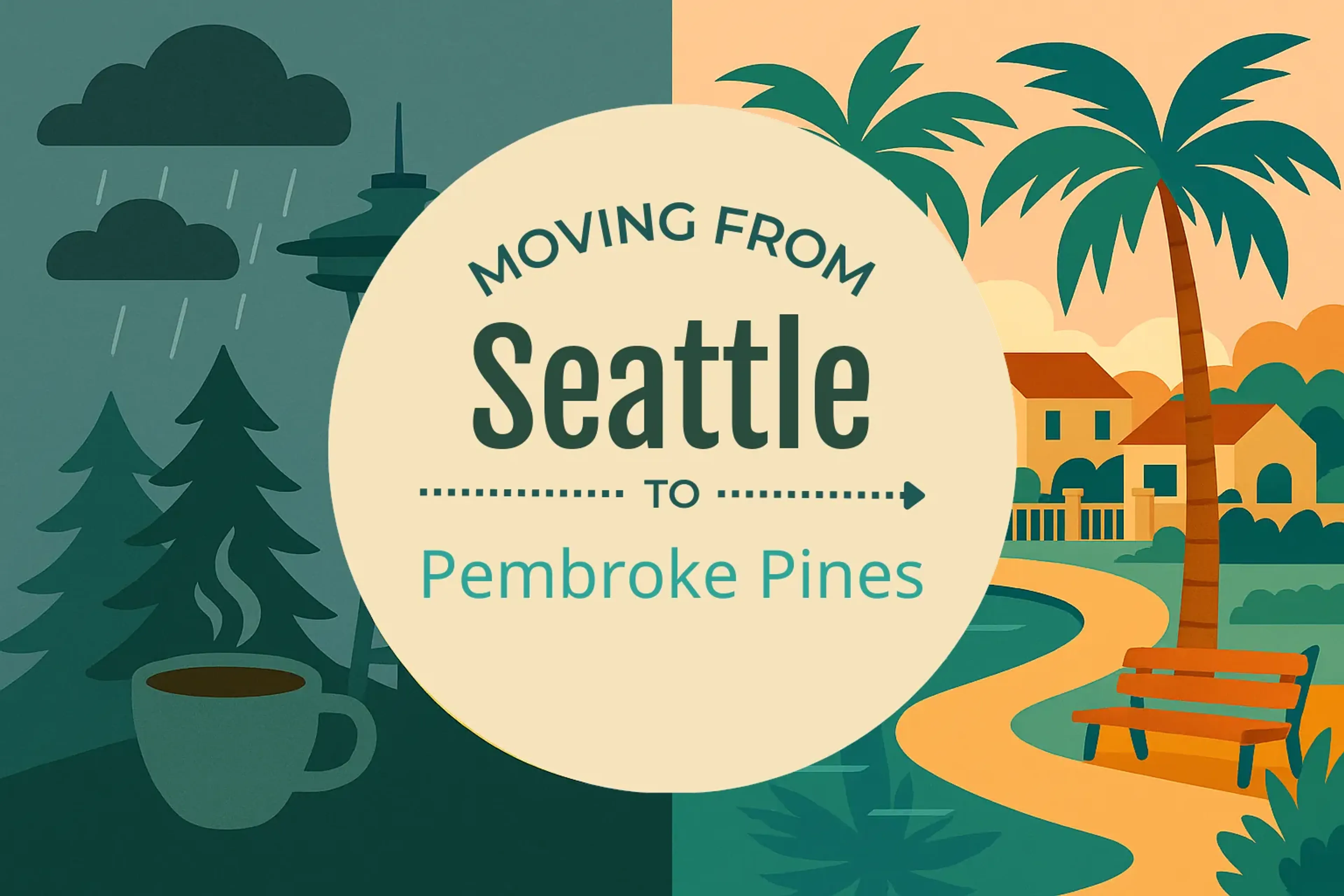 Side-by-side comparison of Seattle to Pembroke Pines moving companies